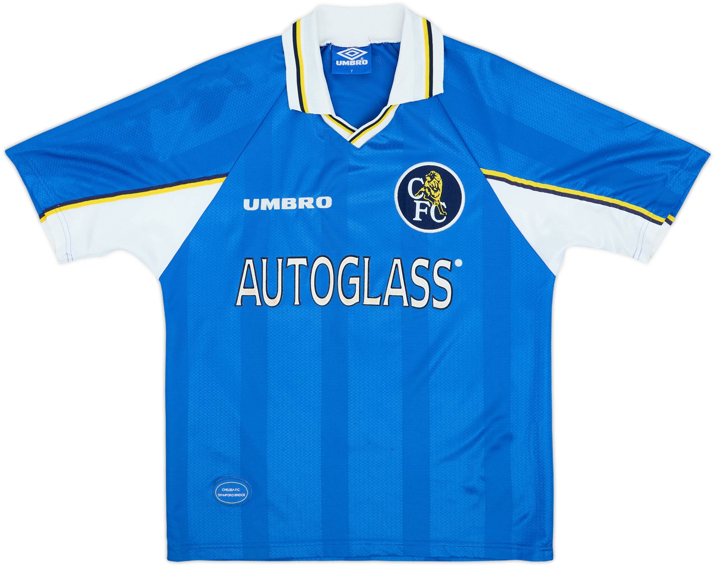 1997-99 Chelsea Home Shirt Zola #25 - 8/10 - (Y)