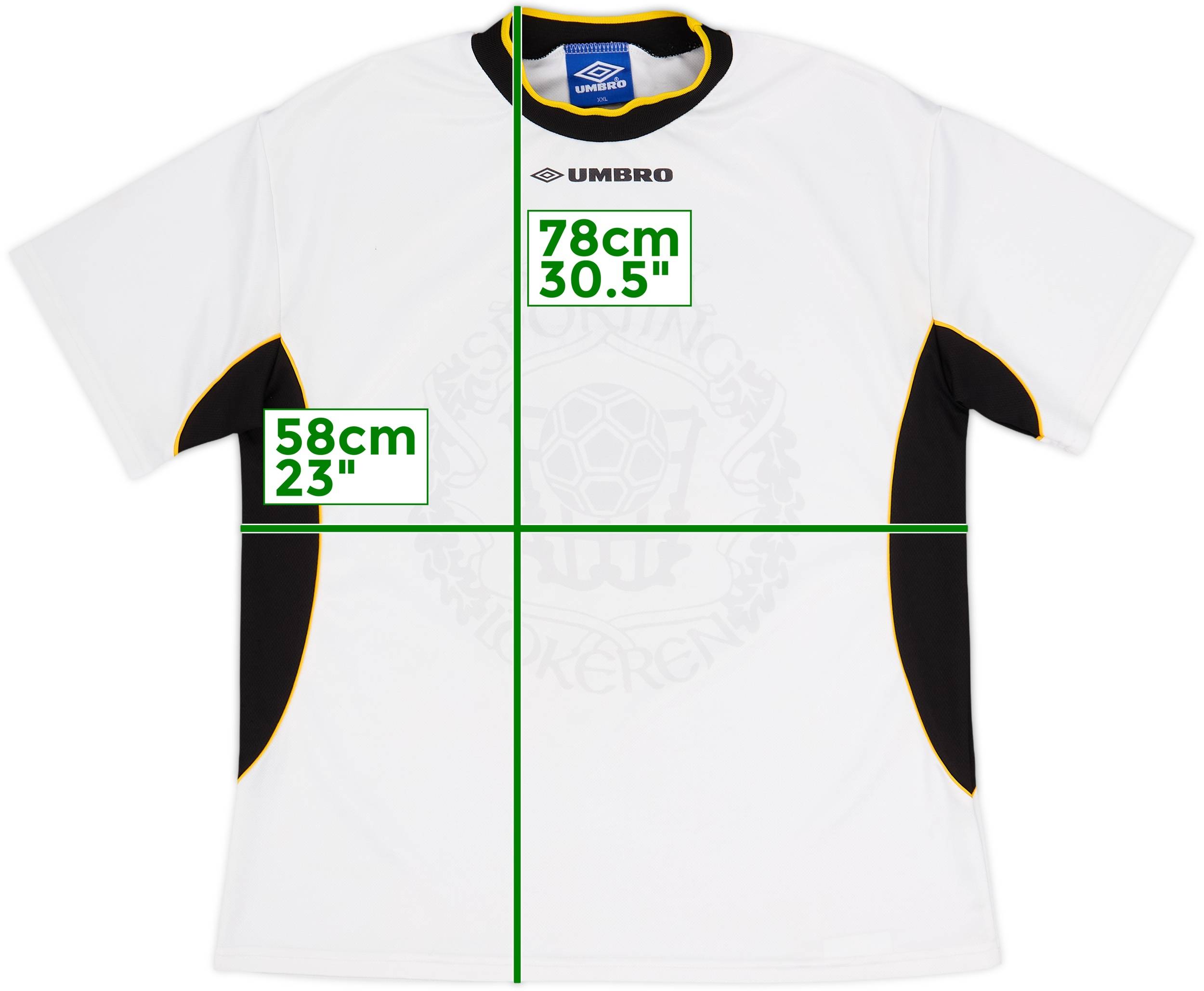 1997-98 Sporting Lokeren Umbro Training Shirt - 8/10 - (XXL)