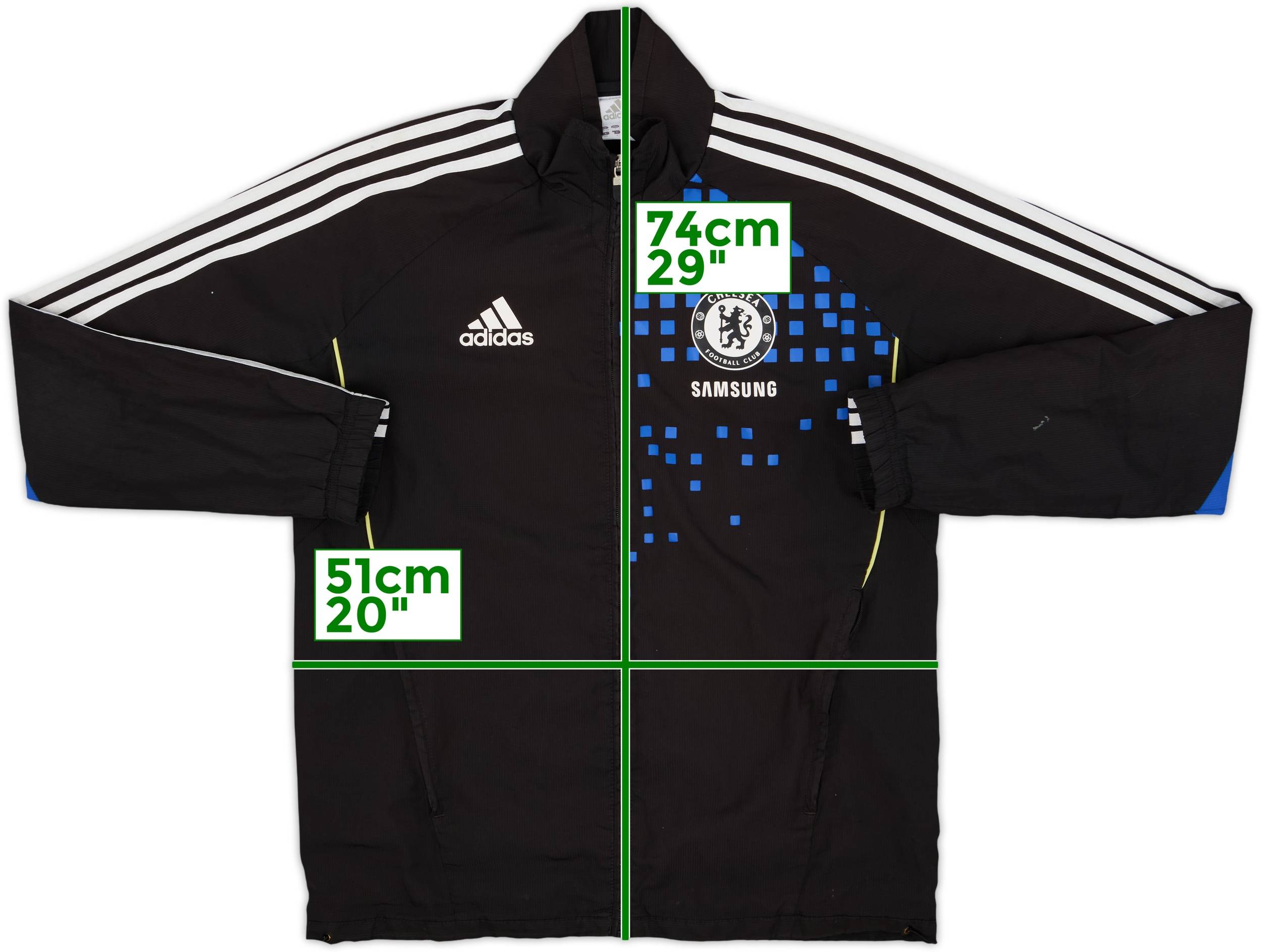 2011-12 Chelsea adidas Track Jacket - 8/10 - (S)