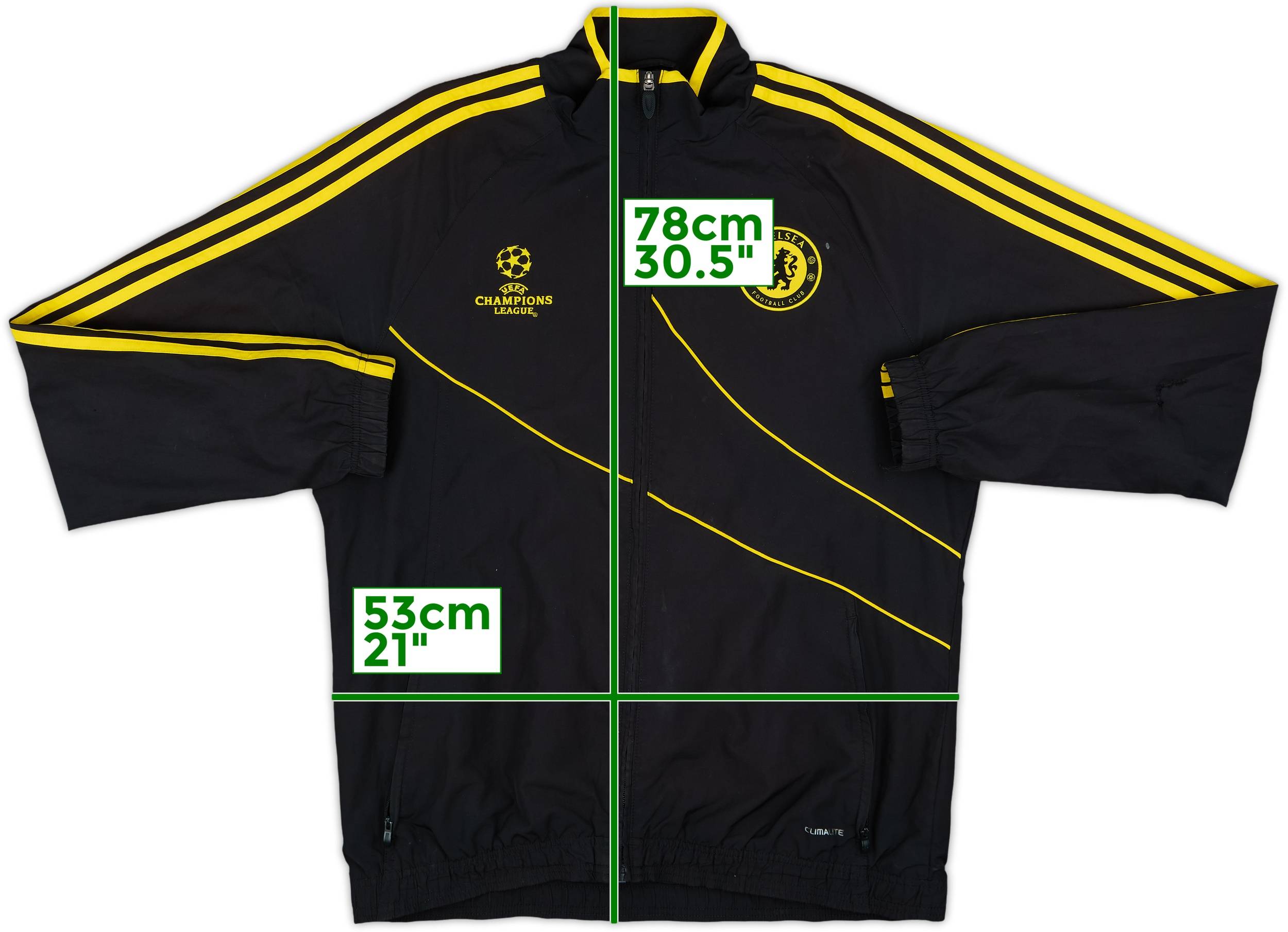 2012-13 Chelsea CL adidas Track Jacket - 5/10 - (L)