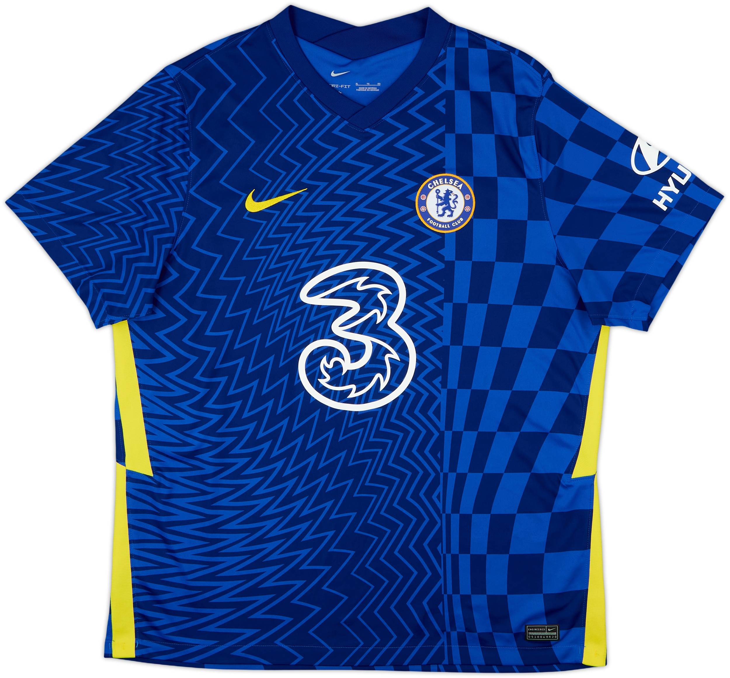 2021-22 Chelsea Home Shirt Kante #7 - 9/10 - (XL)