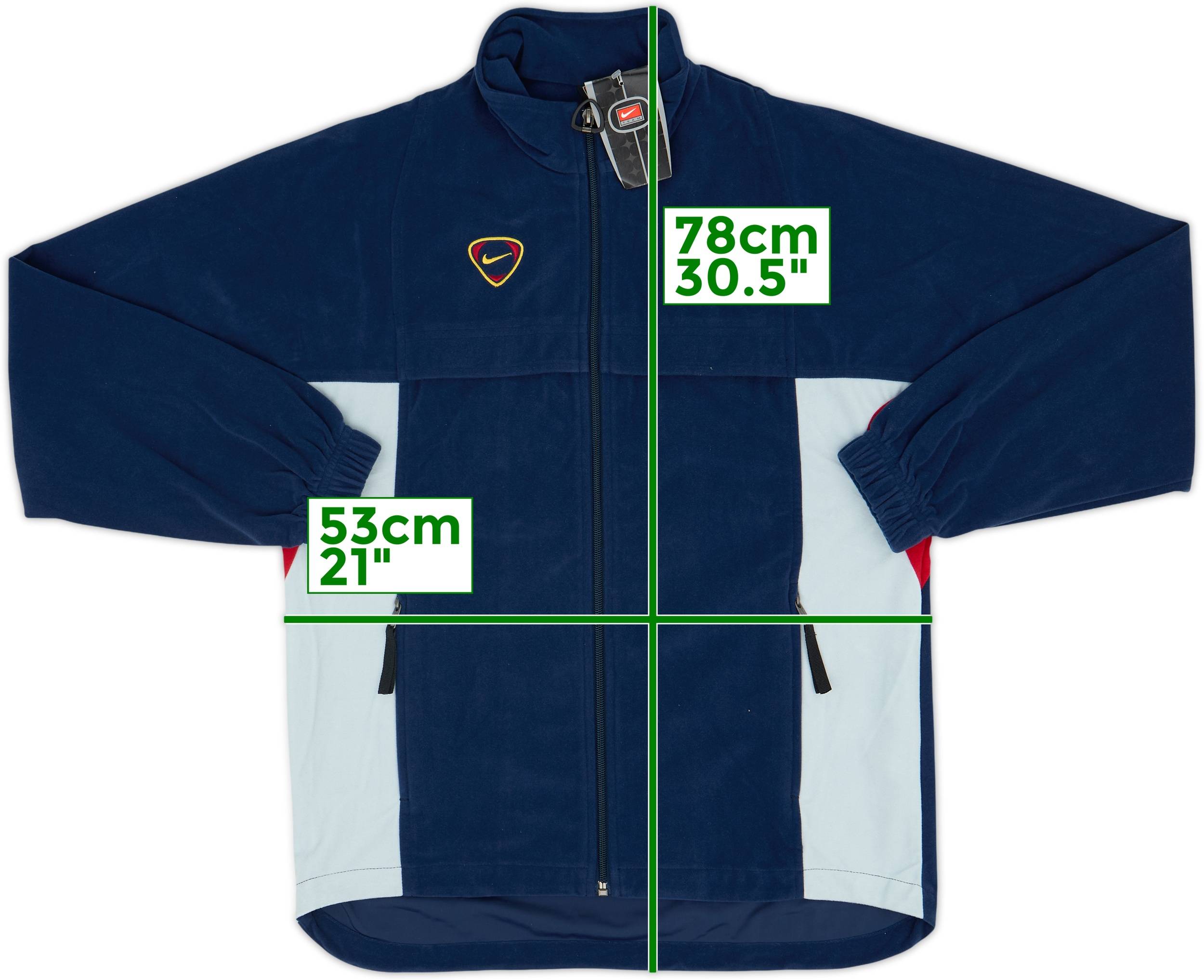 2000-01 Barcelona Nike Track Jacket (XL.Boys)