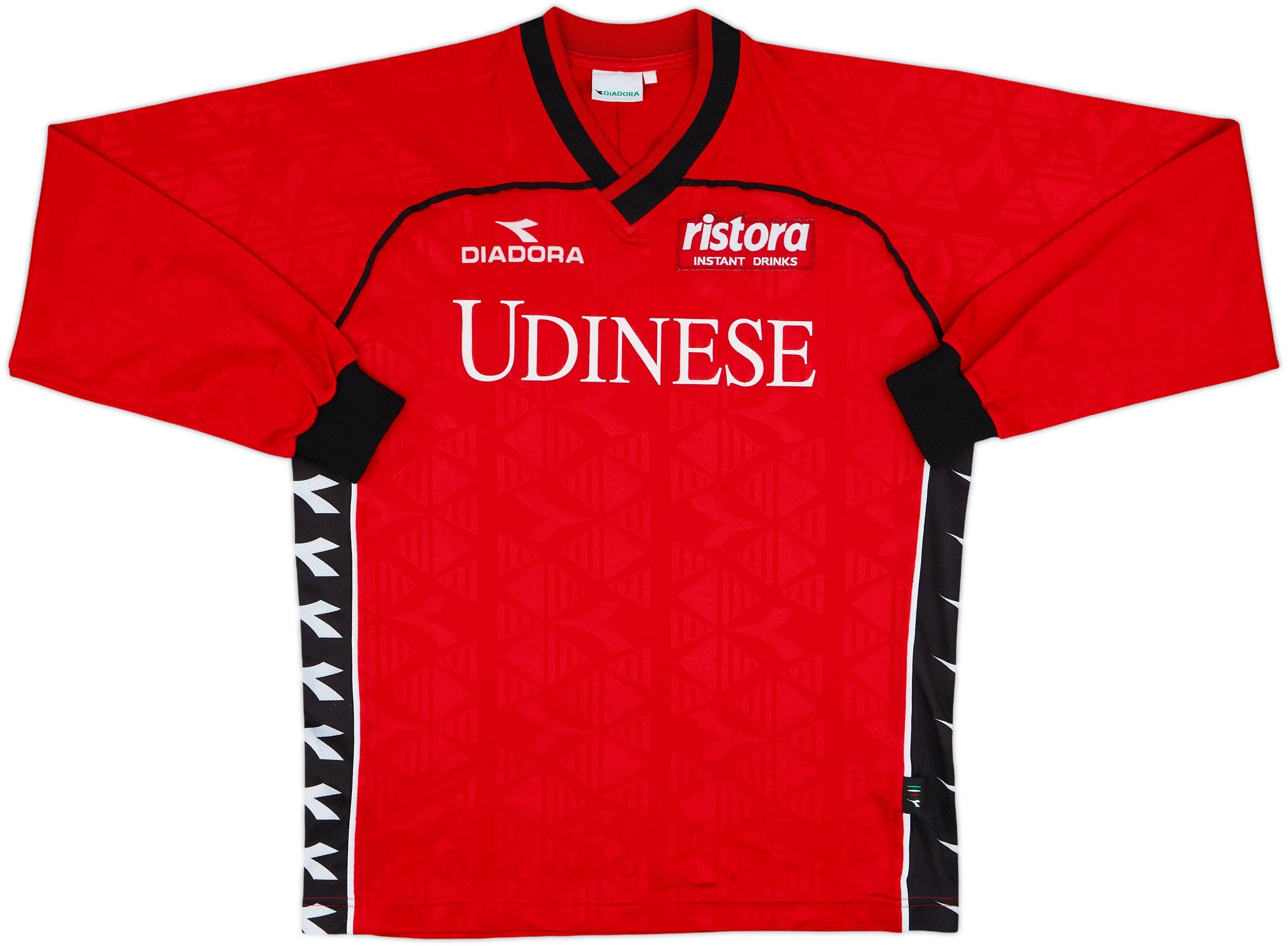 2001-02 Udinese Diadora Training L/S Shirt - 6/10 - (L)