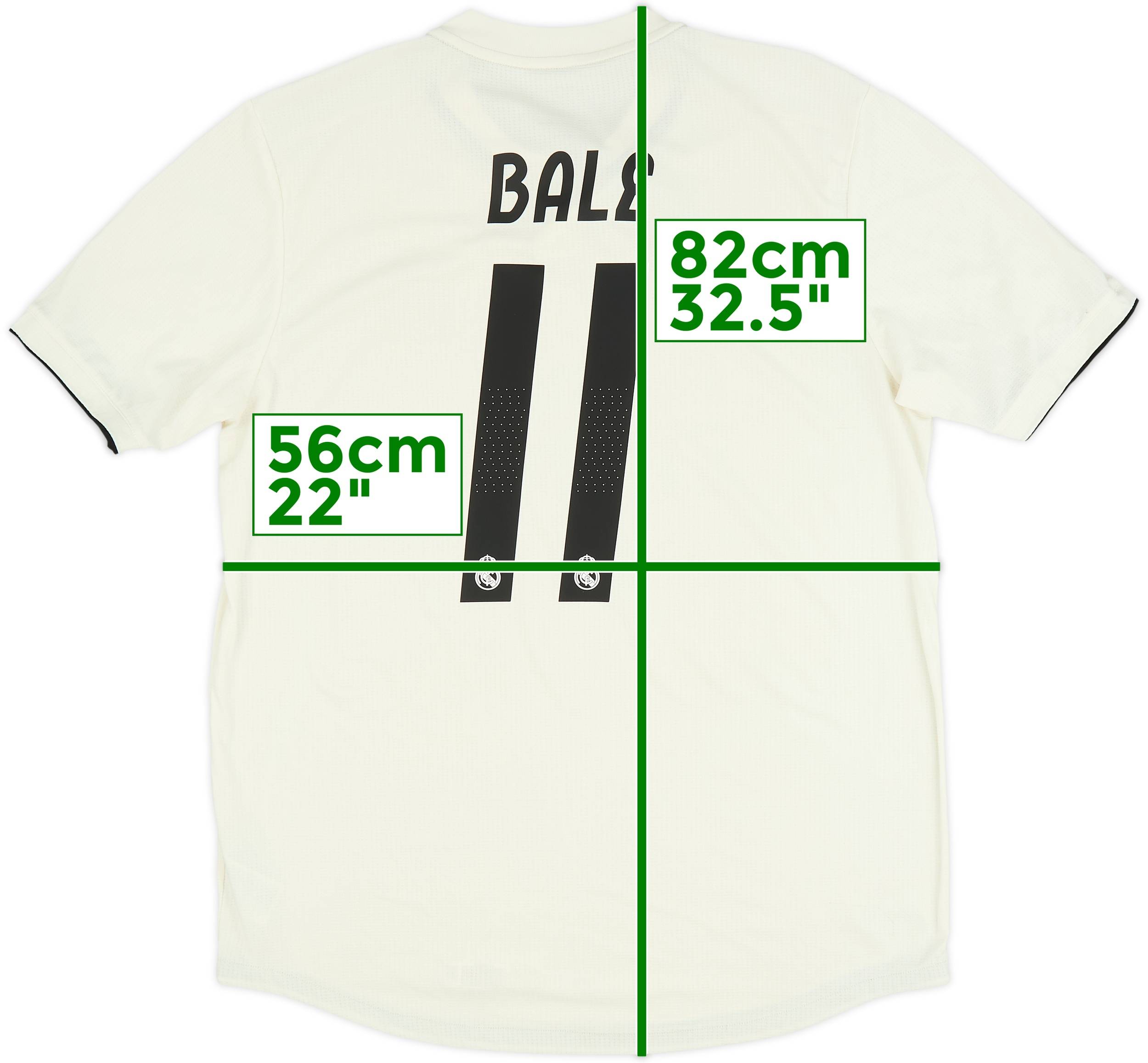 2018-19 Real Madrid Authentic Home Shirt Bale #11 - 7/10 - (XL)