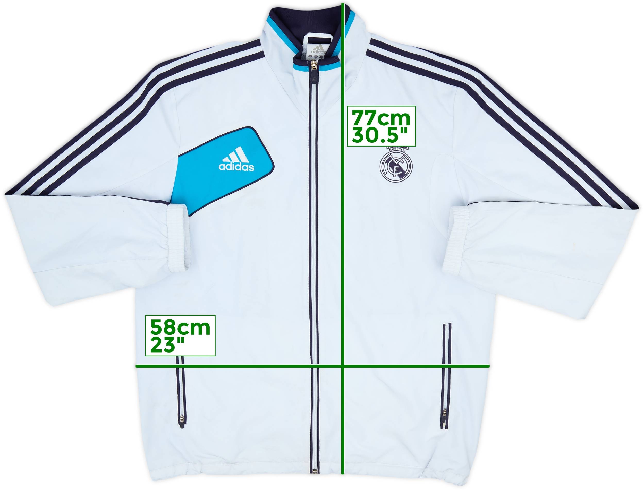 2012-13 Real Madrid adidas Track Jacket - 6/10 - (L/XL)