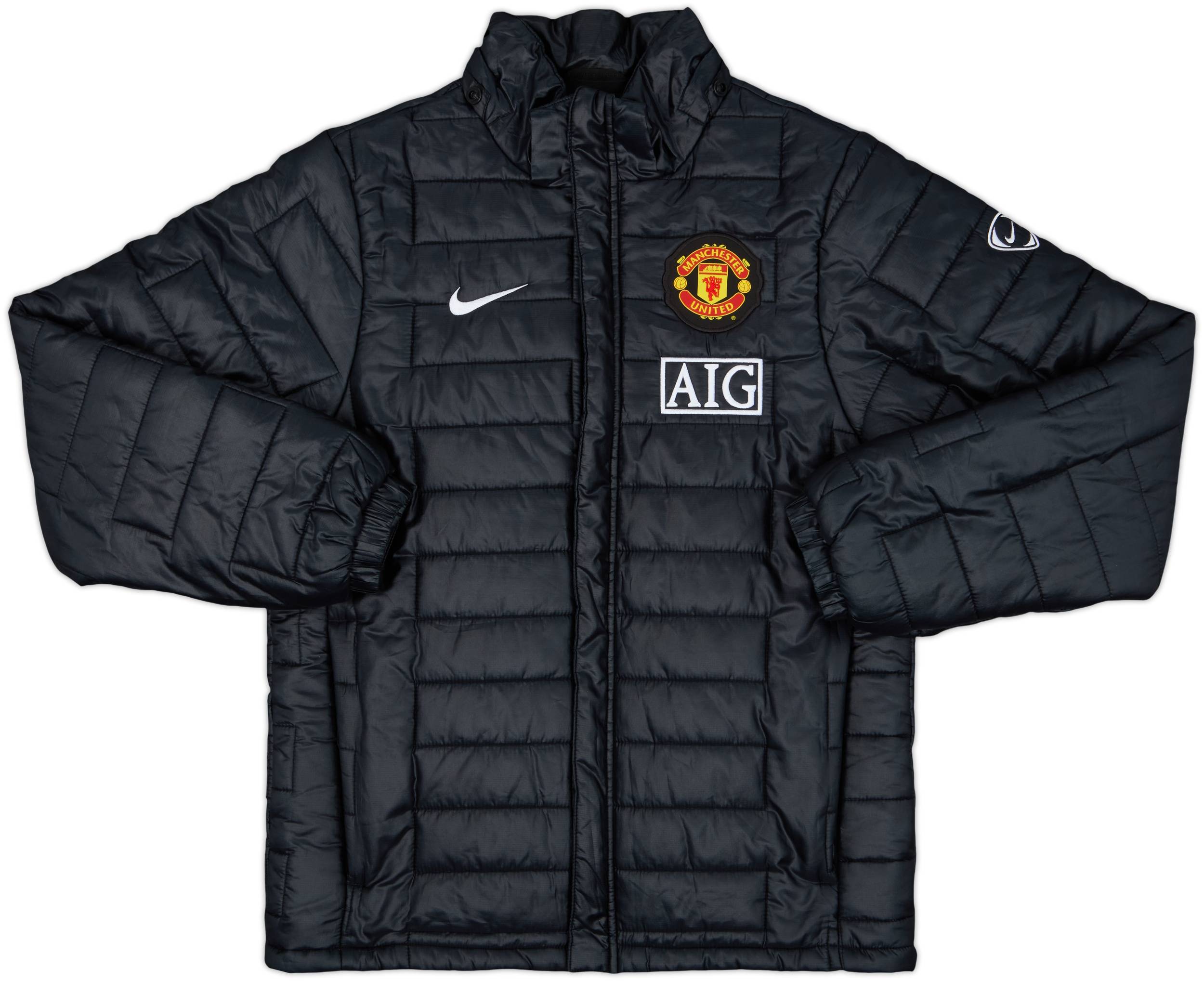 2006-07 Manchester United Nike Padded Bench Coat - 7/10 - (S)
