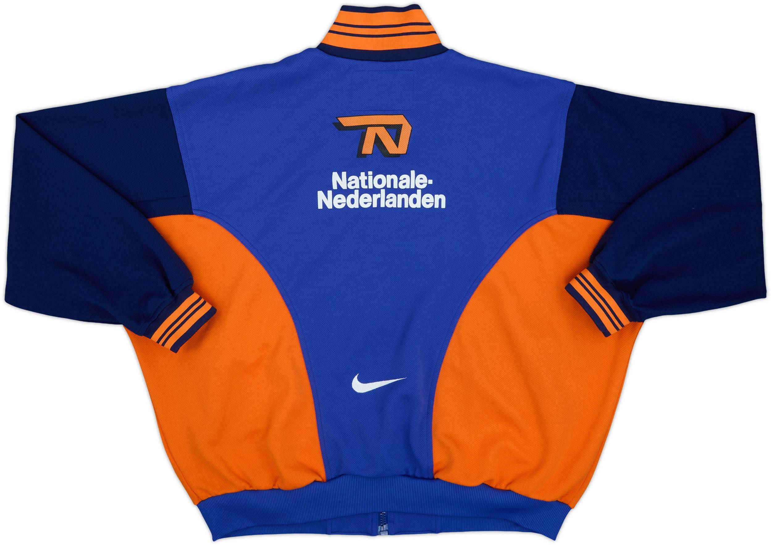 1996-97 Netherlands Player Issue Nike Track Jacket - 9/10 - (L)