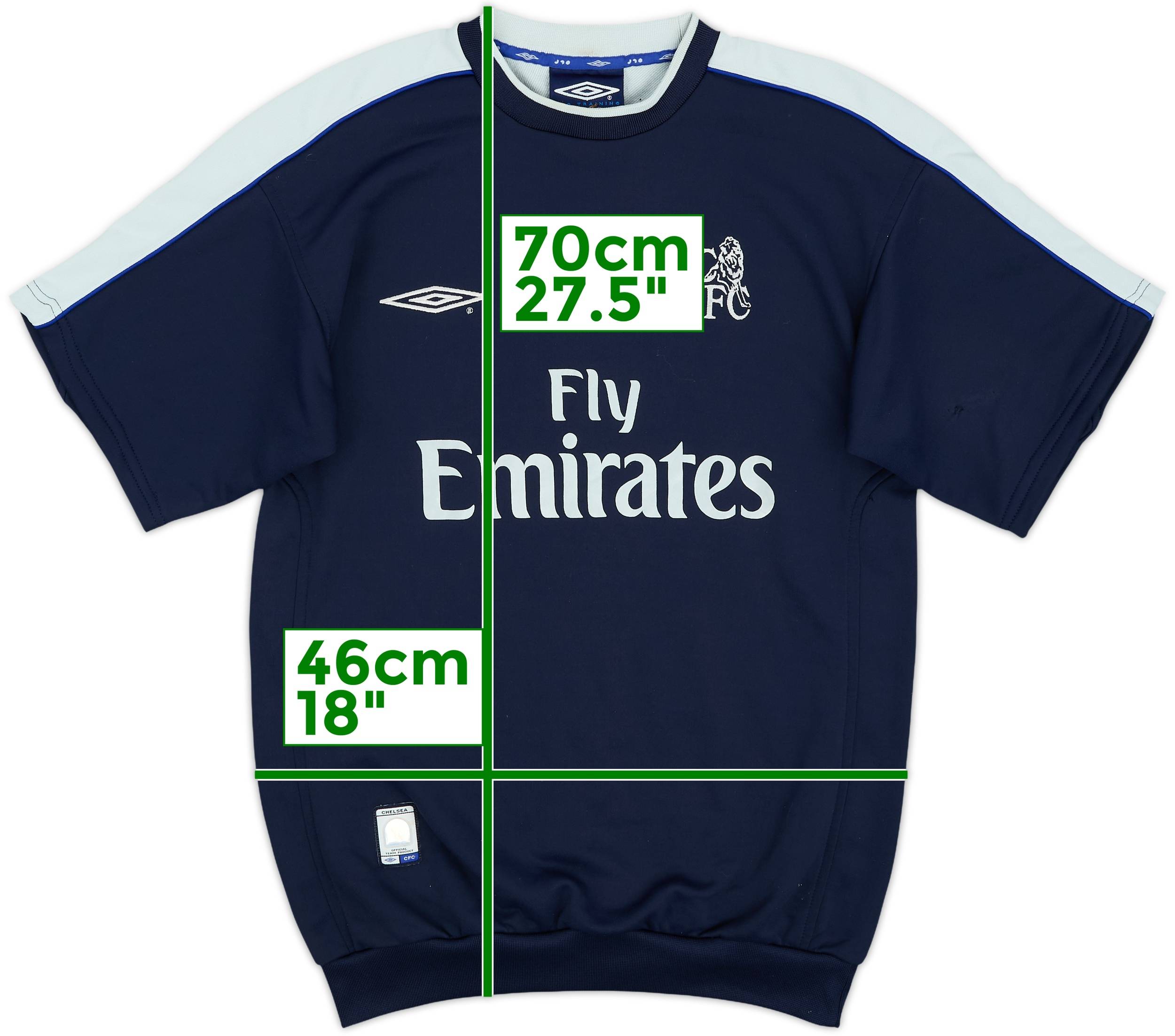 2004-05 Chelsea S/S Umbro Training Top - 7/10 - (S)