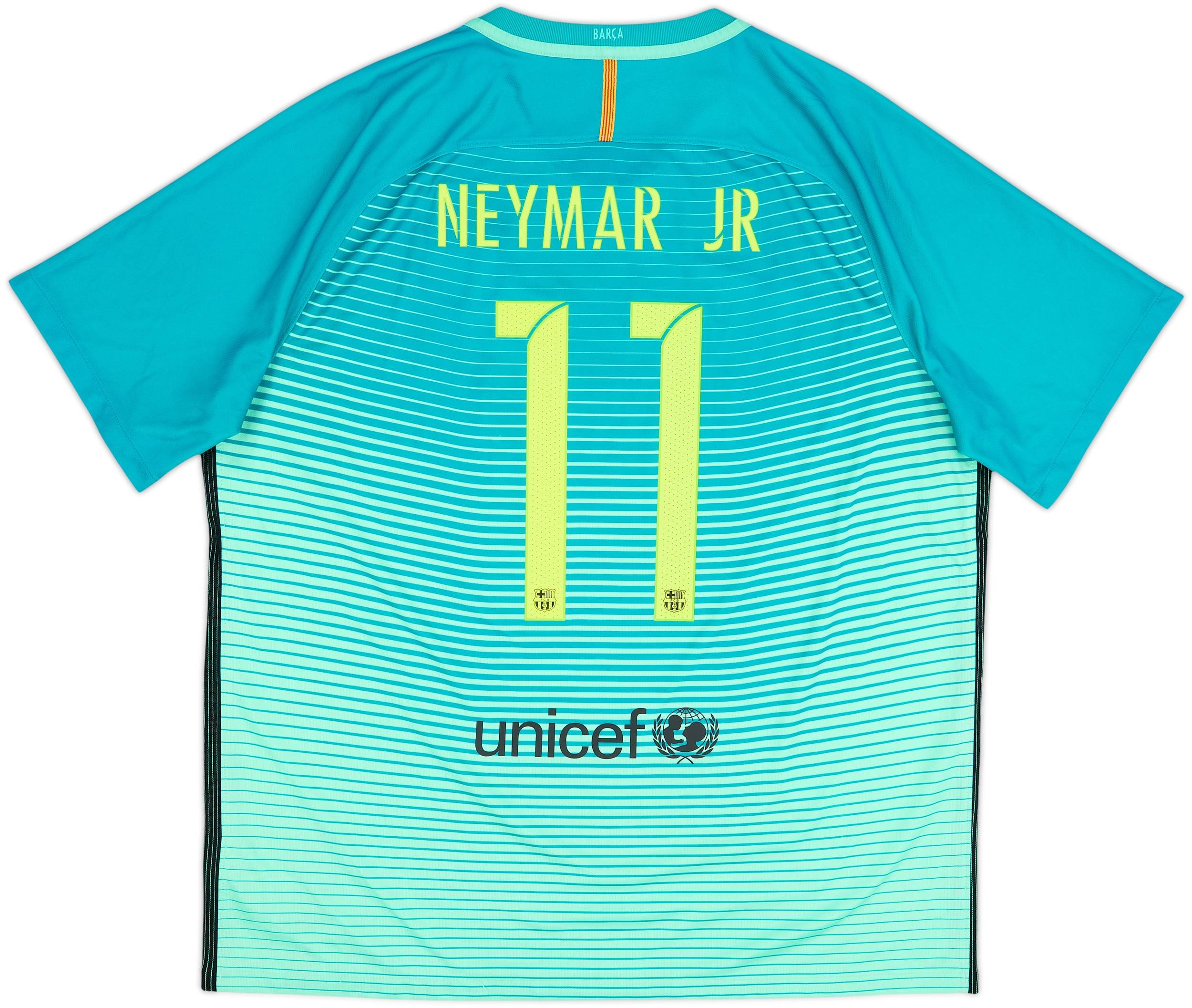 2016-17 Barcelona Third Shirt Neymar Jr #11 - 9/10 - (XXL)