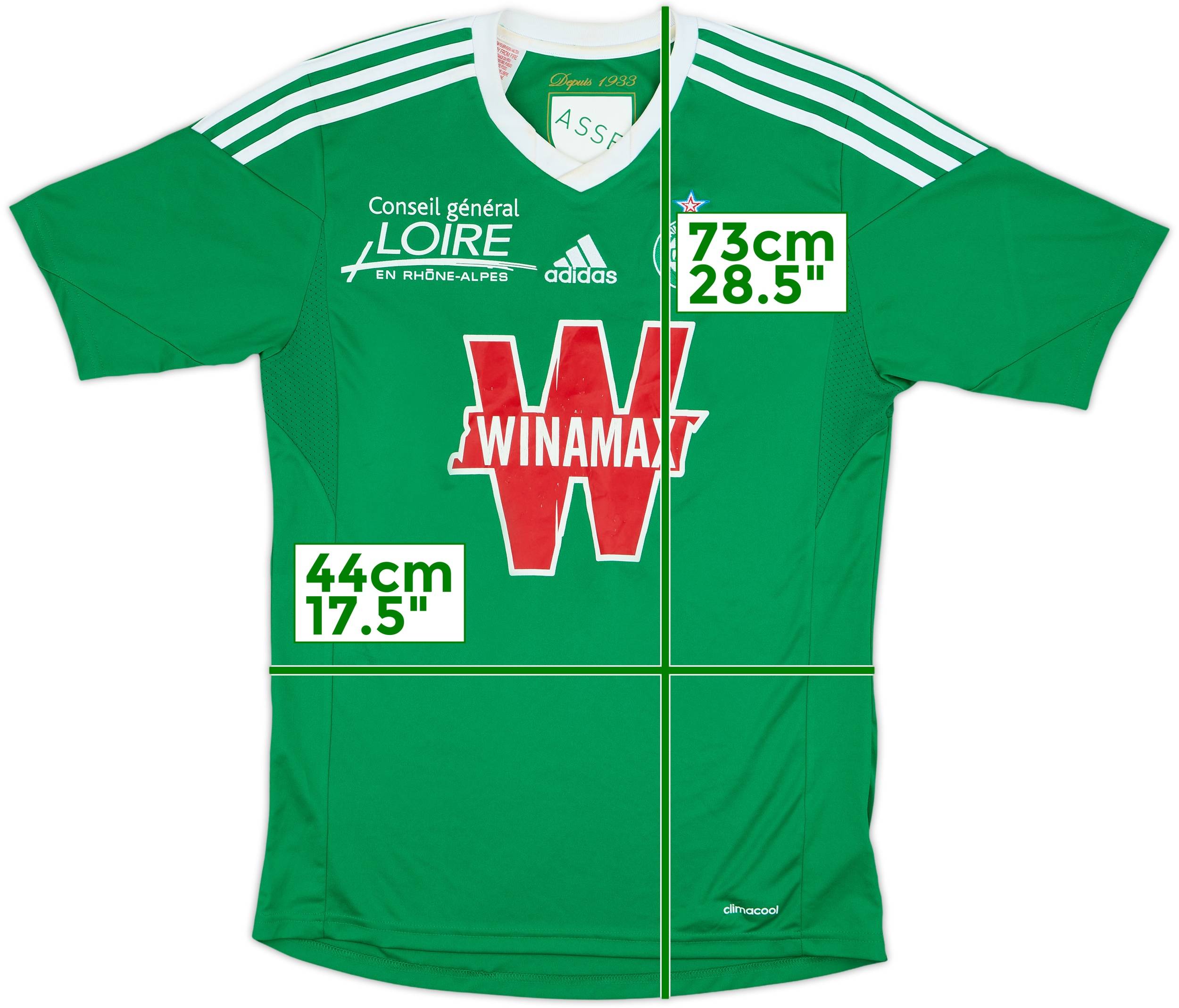 2013-14 Saint-Etienne Home Shirt - 6/10 - (XL.Boys)