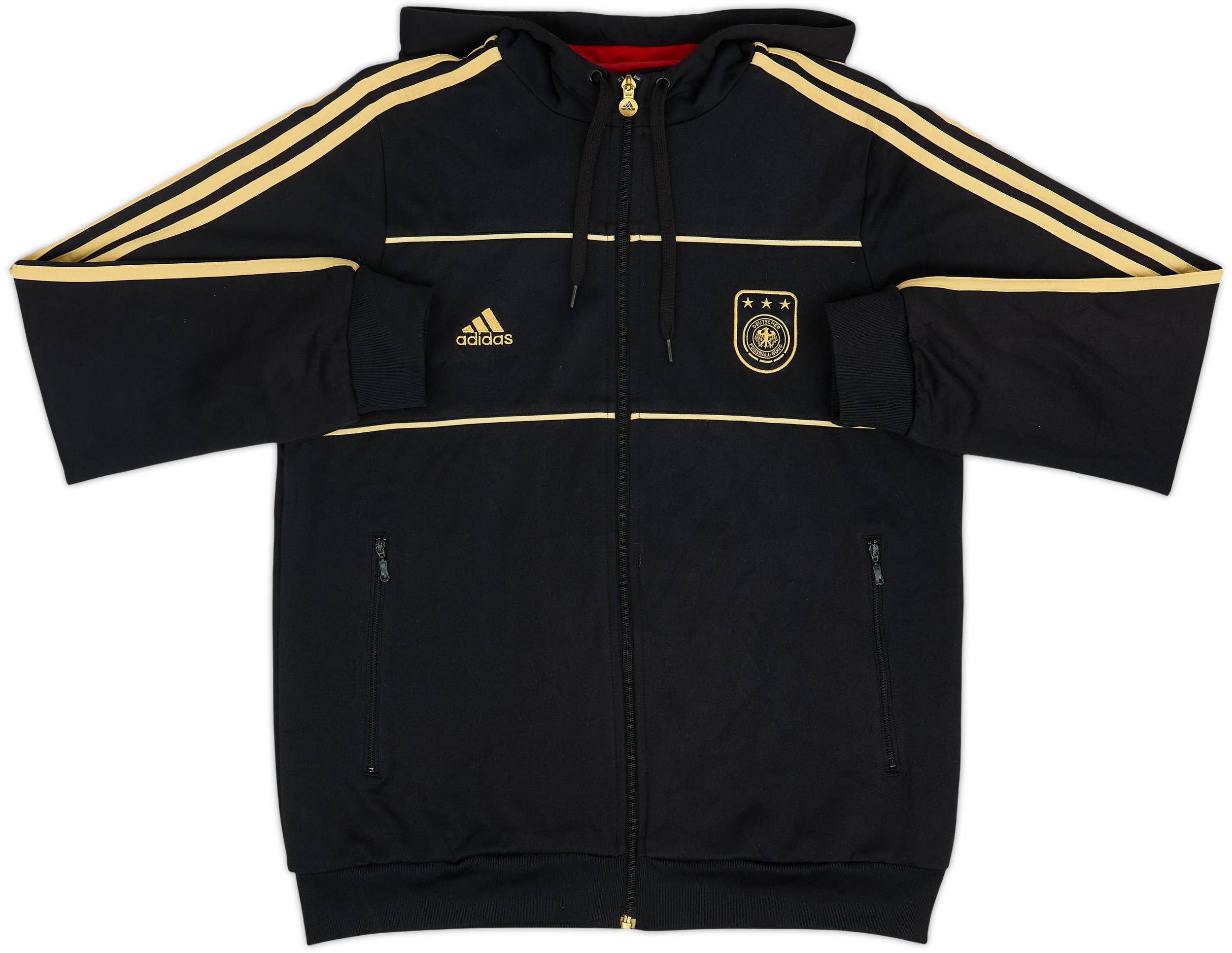 2009-10 Germany adidas Hooded Track Jacket - 8/10 - (XL)