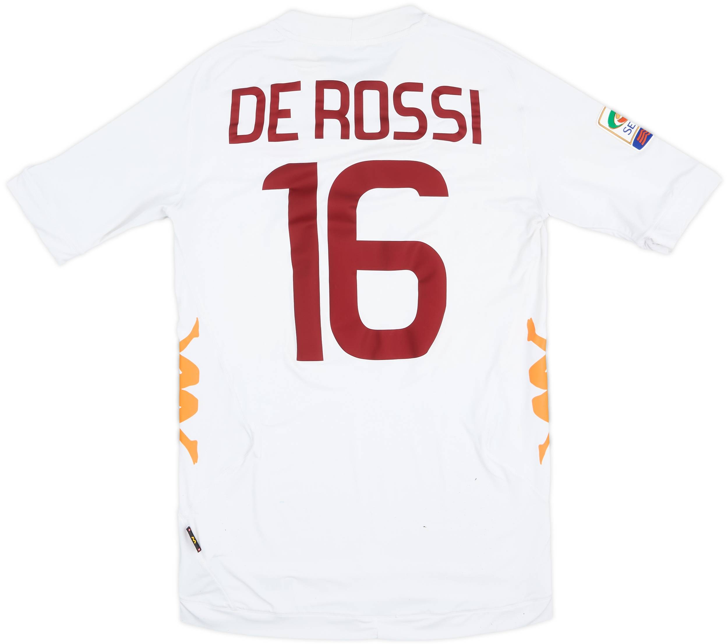 2011-12 Roma Away Shirt De Rossi #16 - 7/10 - (M)