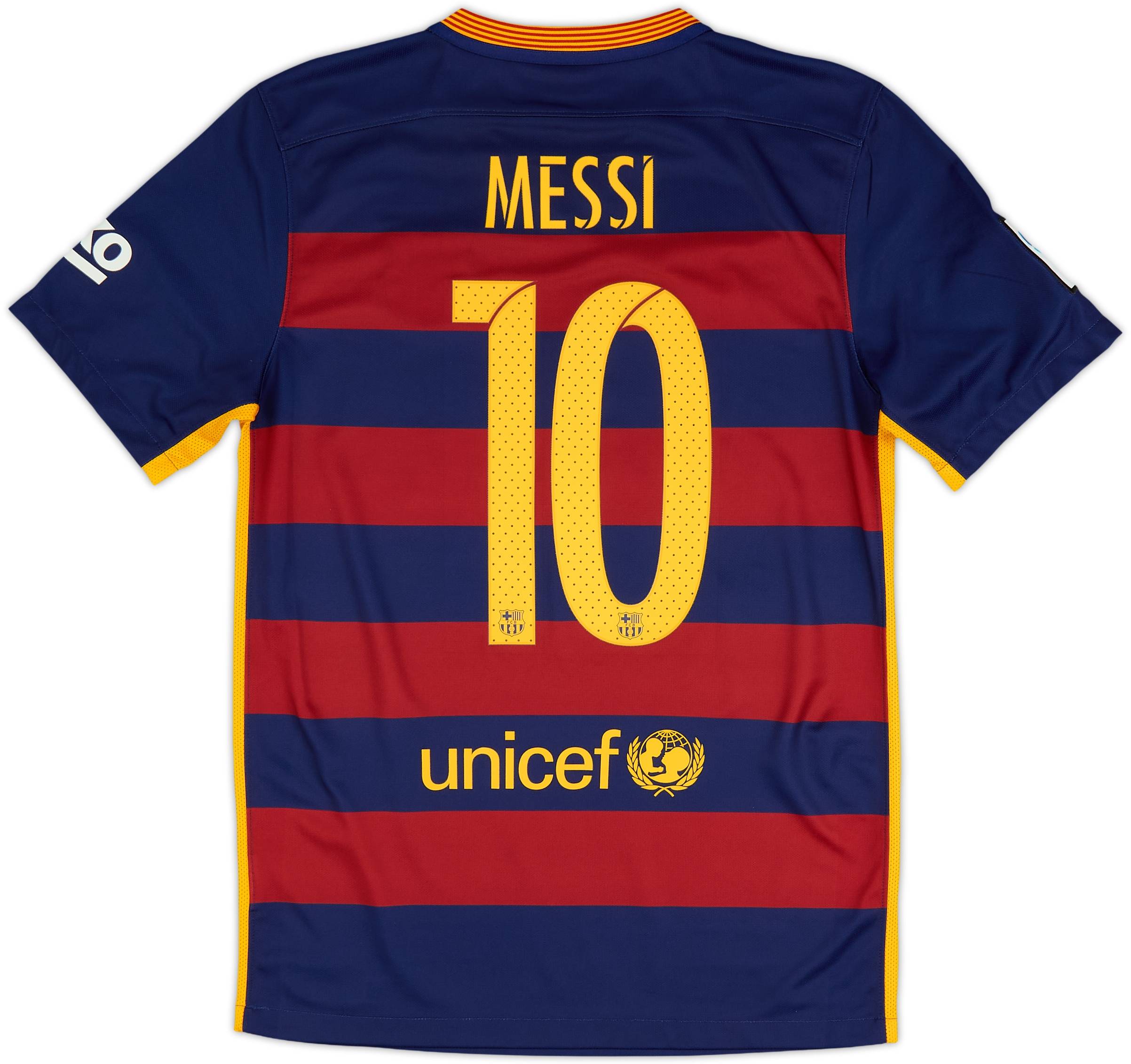2015-16 Barcelona Home Shirt Messi #10 - 6/10 - (S)