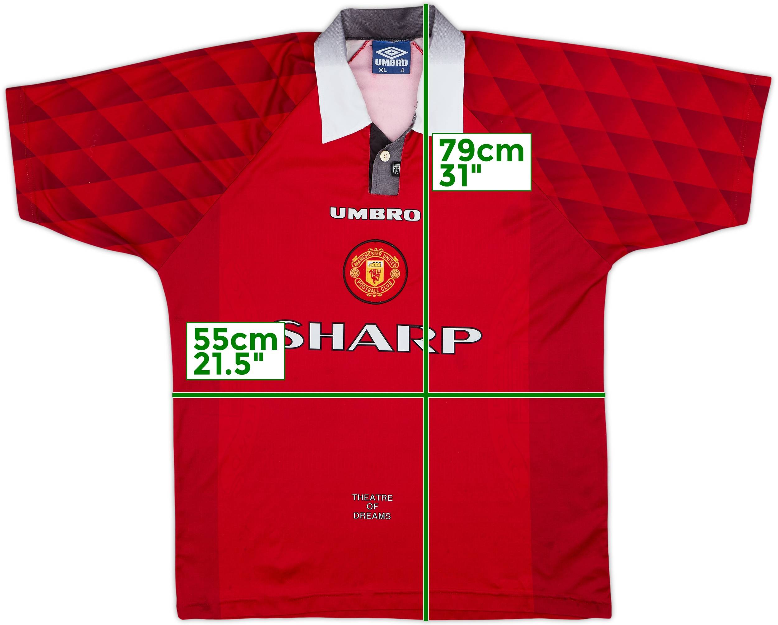 1996-98 Manchester United ユニホーム カントナ M 1996-98 Manchester