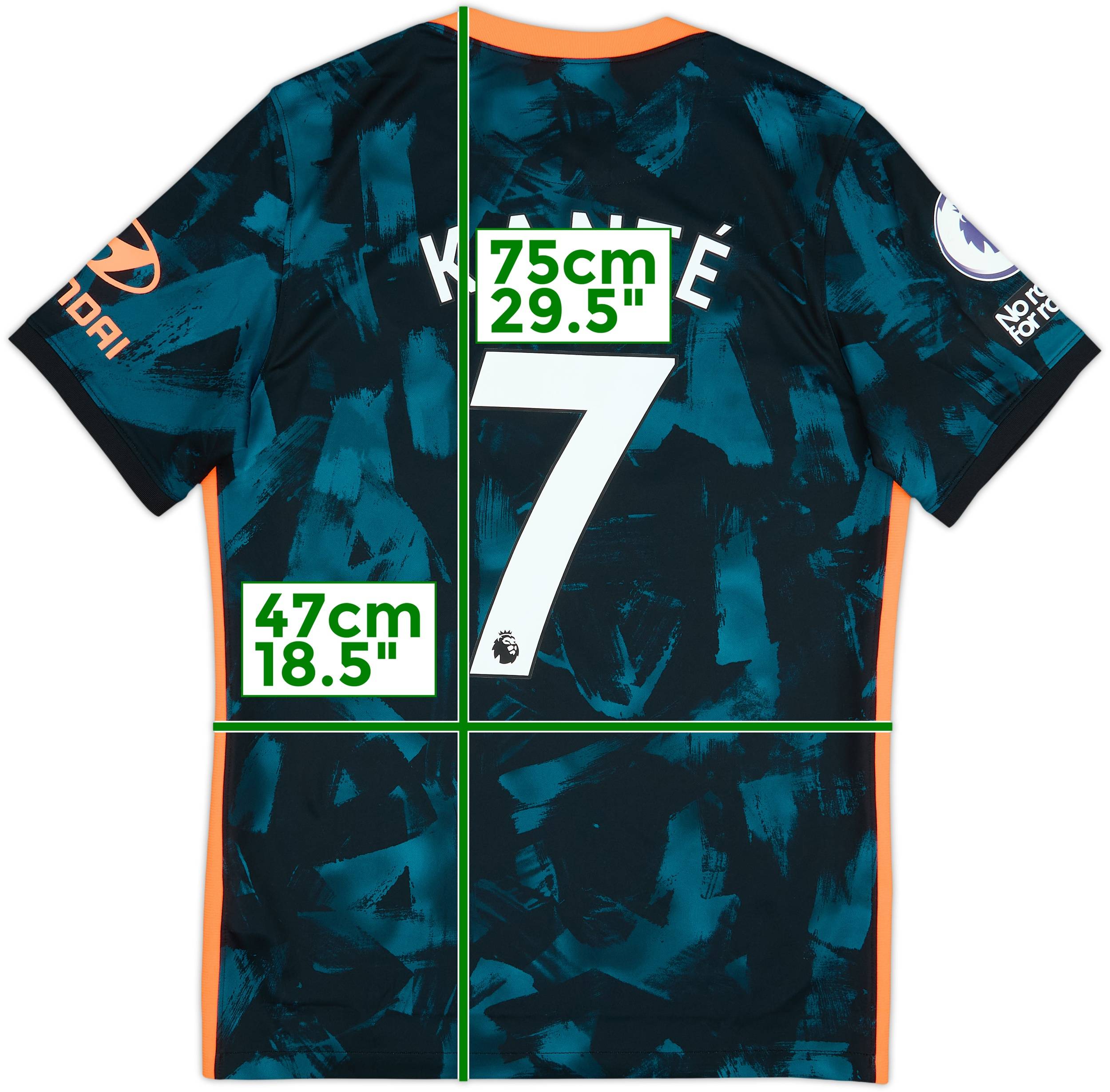 2021-22 Chelsea Third Shirt Kante #7 - 9/10 - (M)