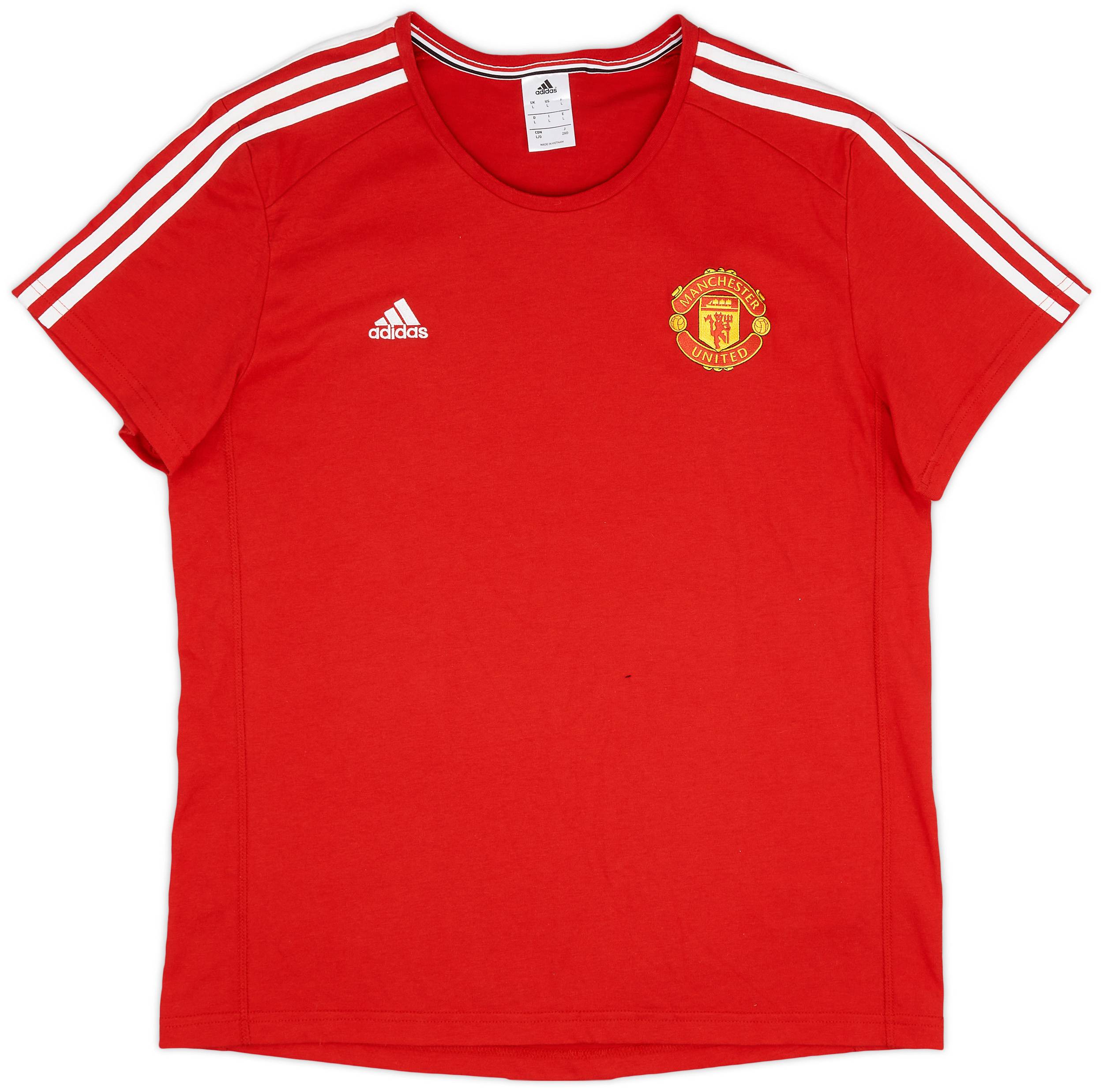 2015-16 Manchester United adidas Training Shirt - 9/10 - (L)