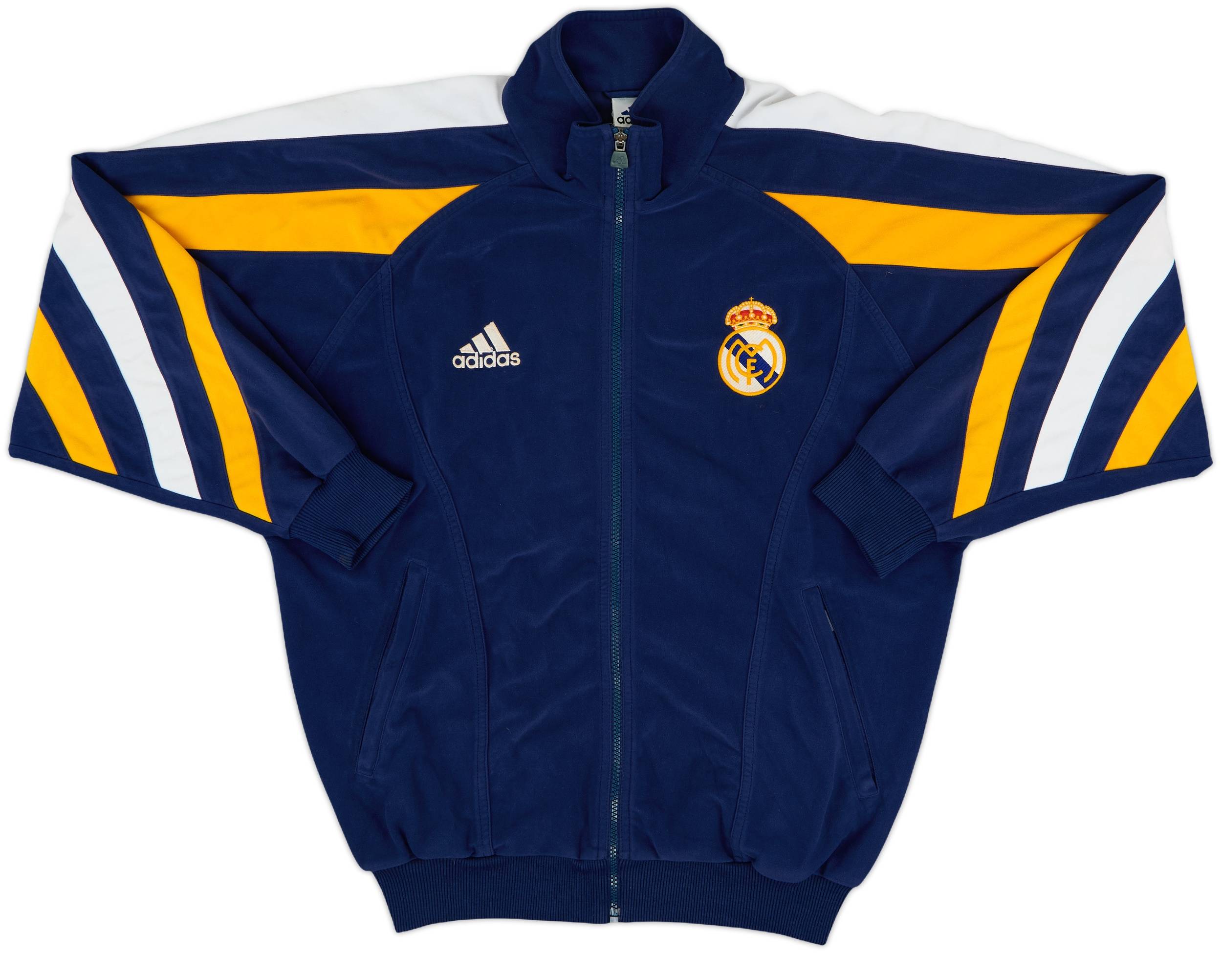 【ADIDAS/アディダス】 REAL MADRID TRACK ジャケット 1998-99 Real Madrid adidas Track Jacket - 8/10 - (M/L)