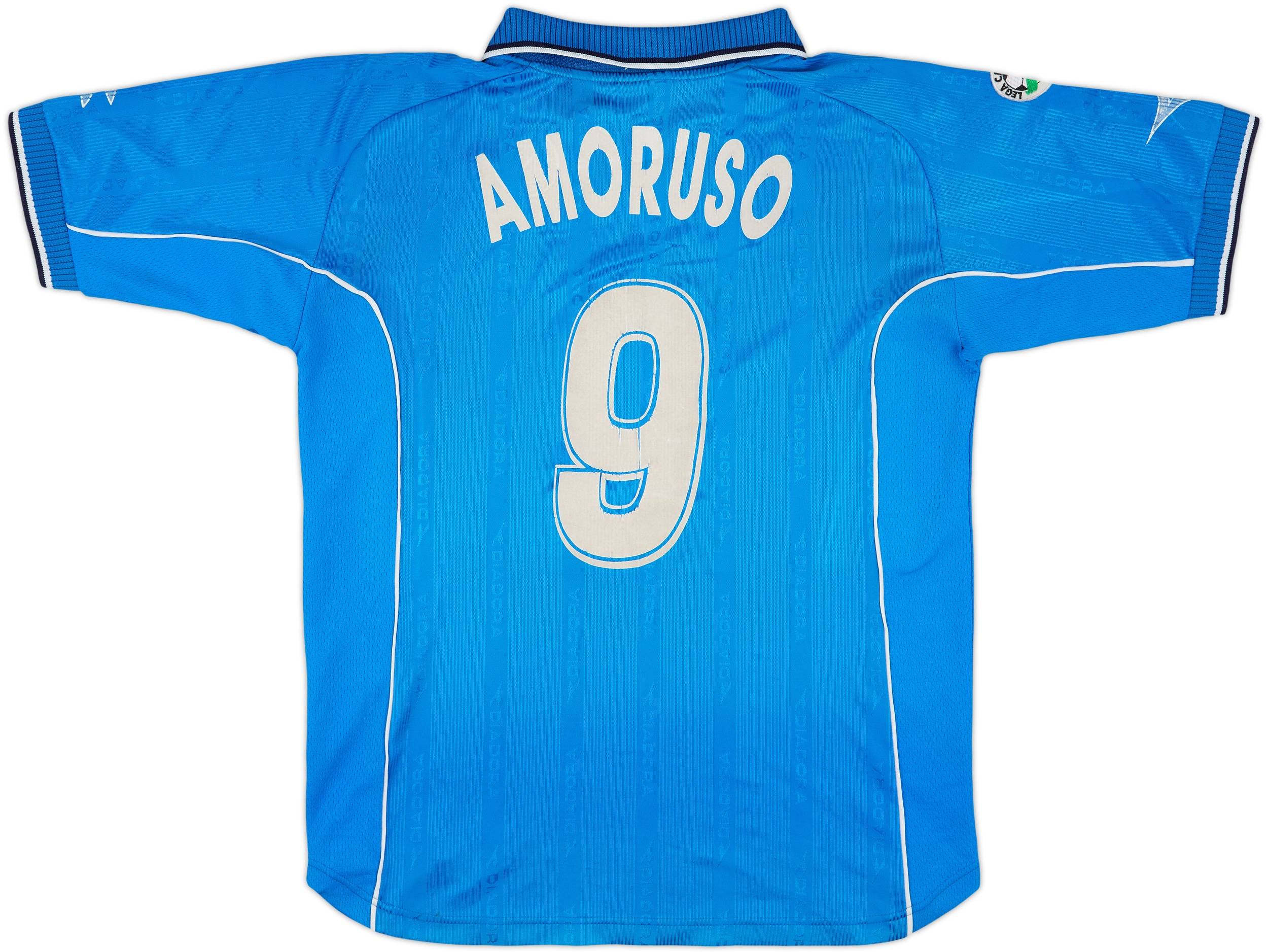 DIADORA ナポリ ユニフォーム 00/01 アモルーゾ 2000-01 Napoli Match Issue Home Shirt Amoruso #9