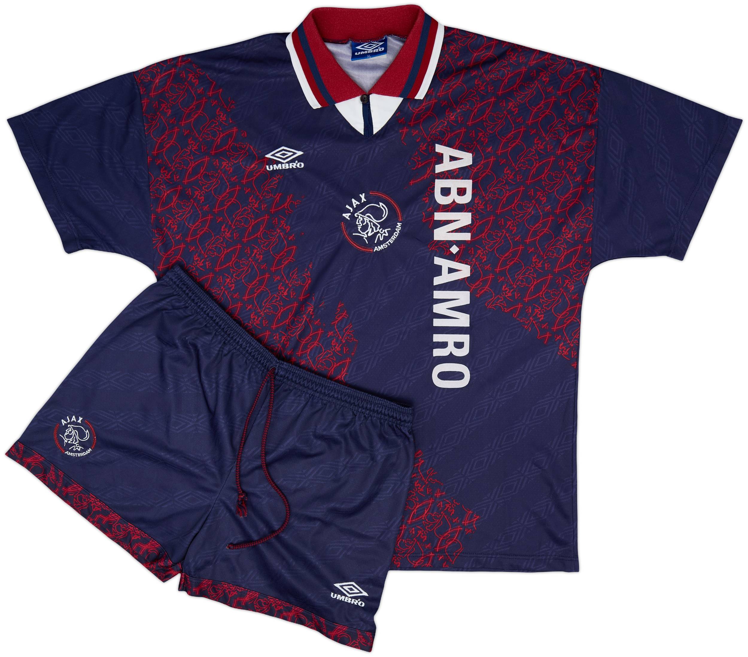 1994-95 Ajax Away Shirt & Shorts - 9/10 - (XL)
