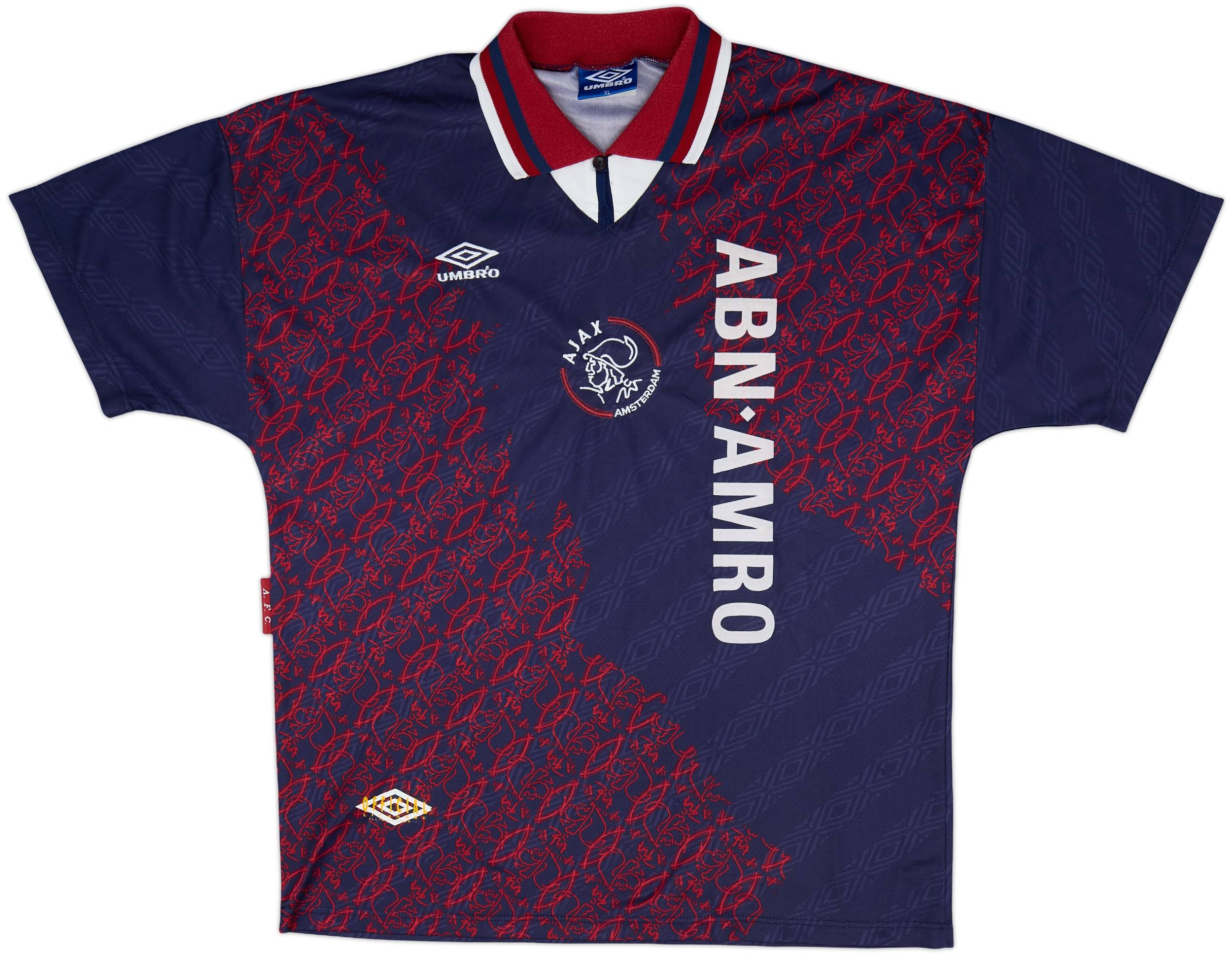 アヤックス Ajax Umbro ユニフォーム 1994/95 1994-95 Ajax Away Shirt & Shorts - 9/10 - (XL)