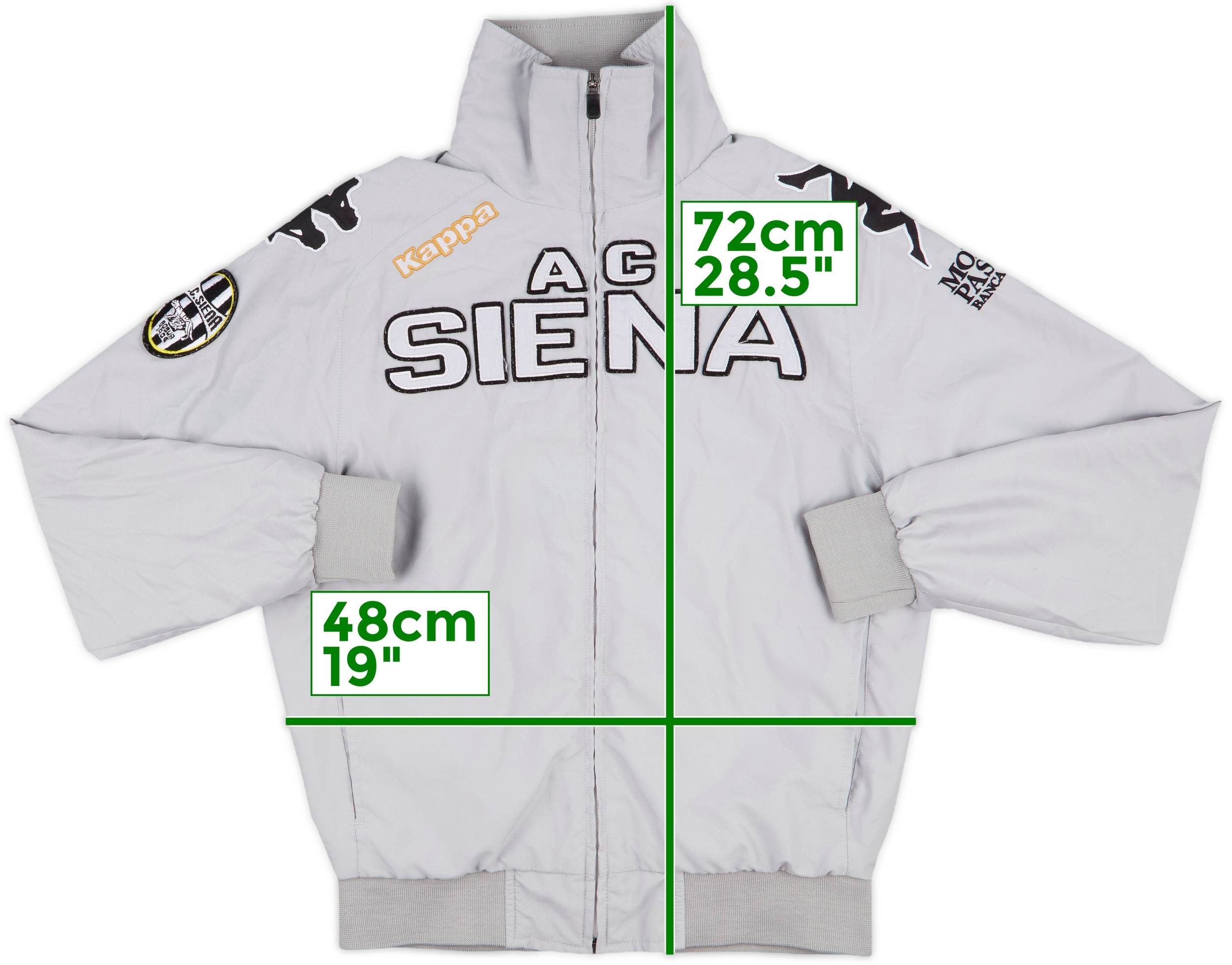 2011-12 AC Siena Kappa Track Jacket - 8/10 - (XL.Boys)