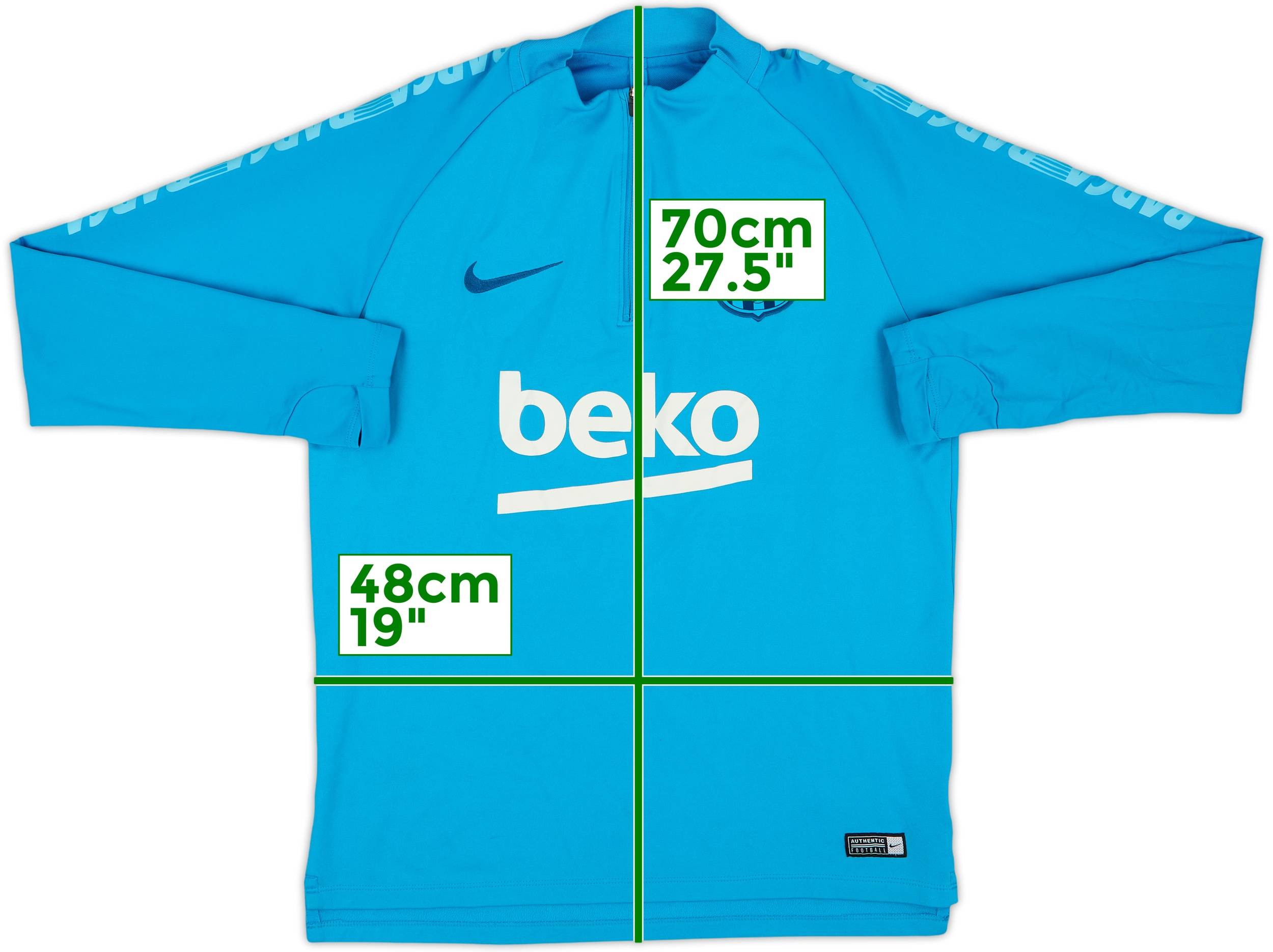 ウェア Nike Barcelona Squad Drill Top 2019/20 Nike Barcelona Squad Drill Top 2019/20 - Blue