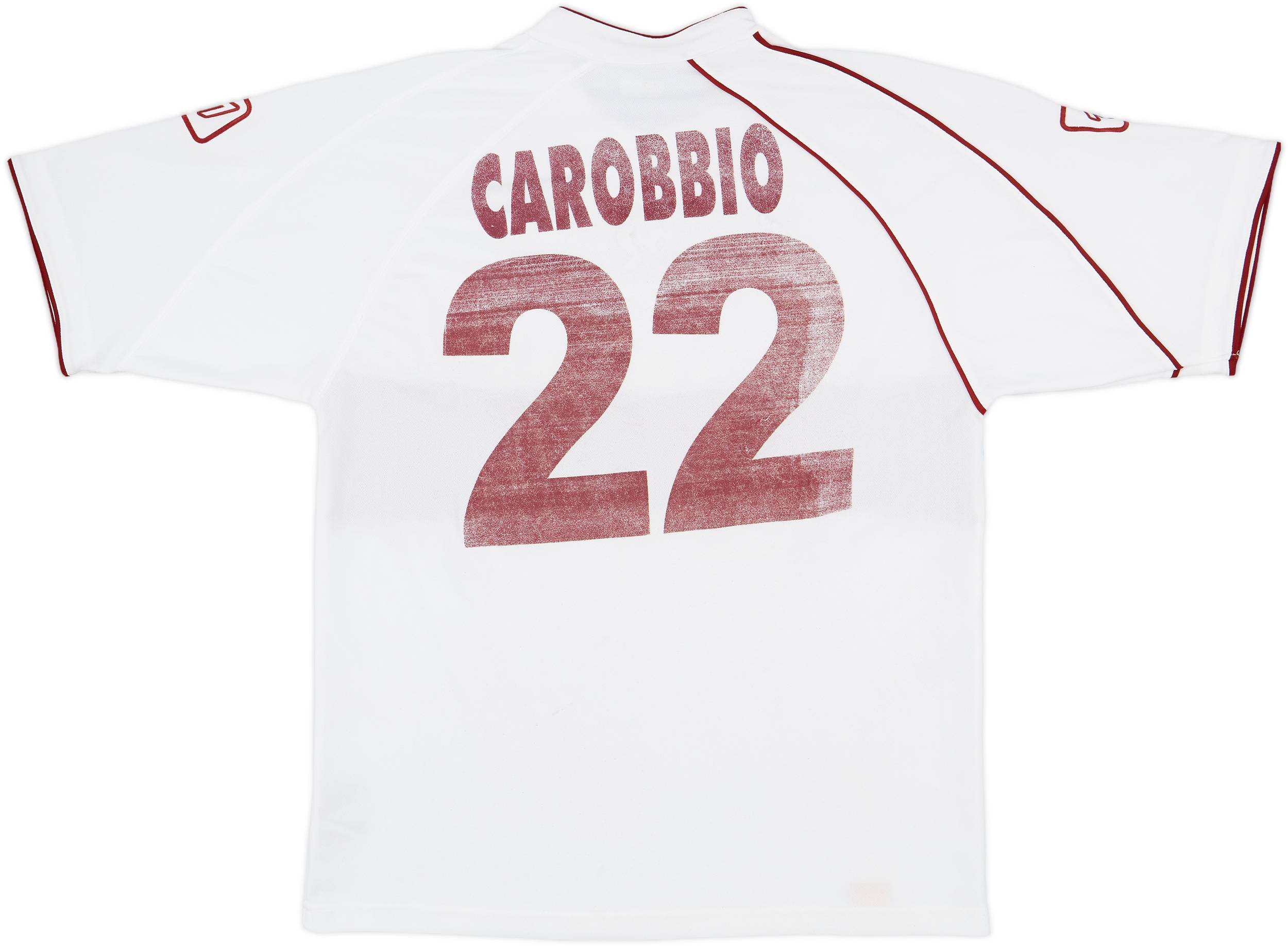 2005-06 Reggina Away Shirt Carobbio #22 - 5/10 - (XL)