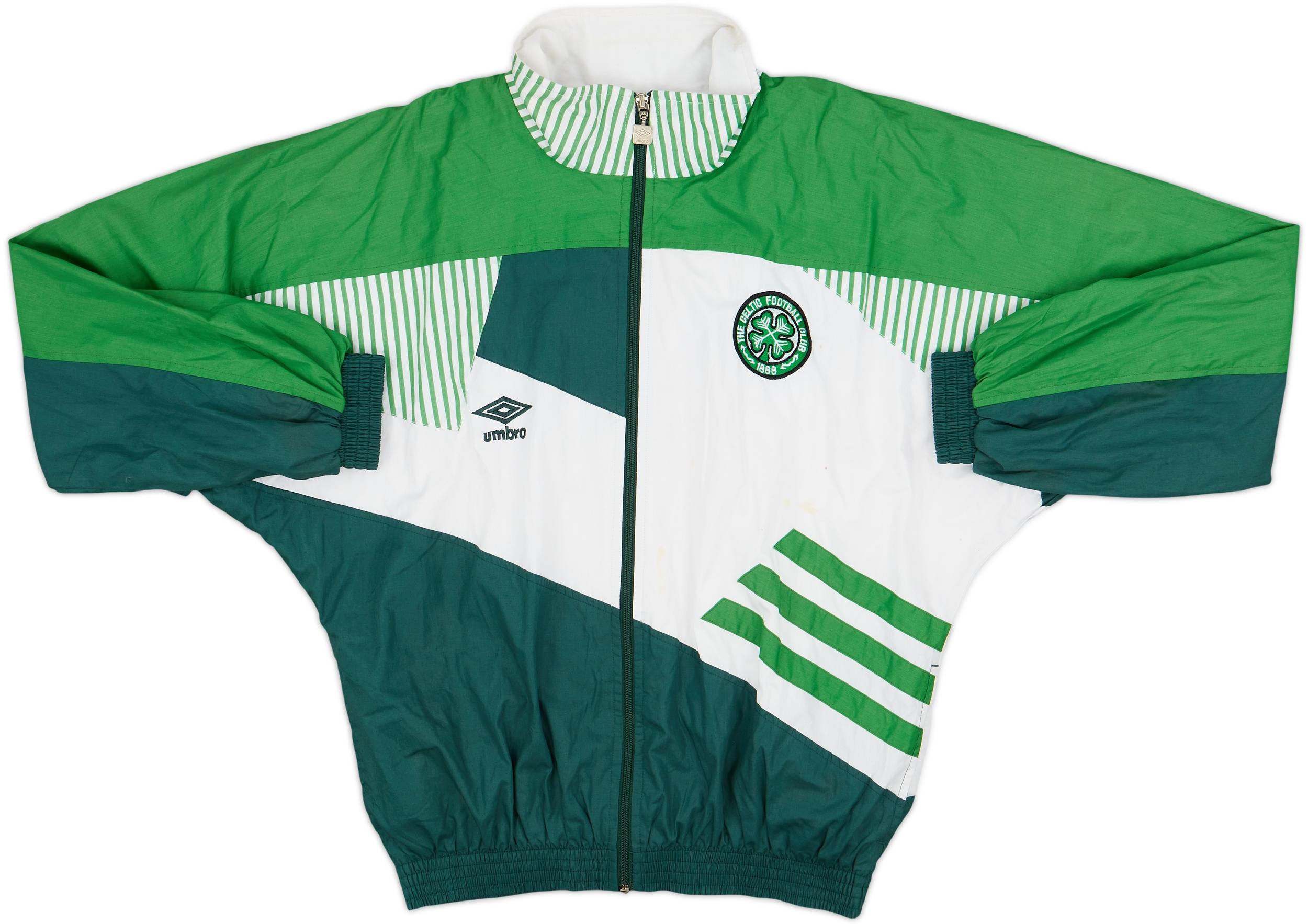 1991-92 Celtic Umbro Track Jacket - 6/10 - (L)