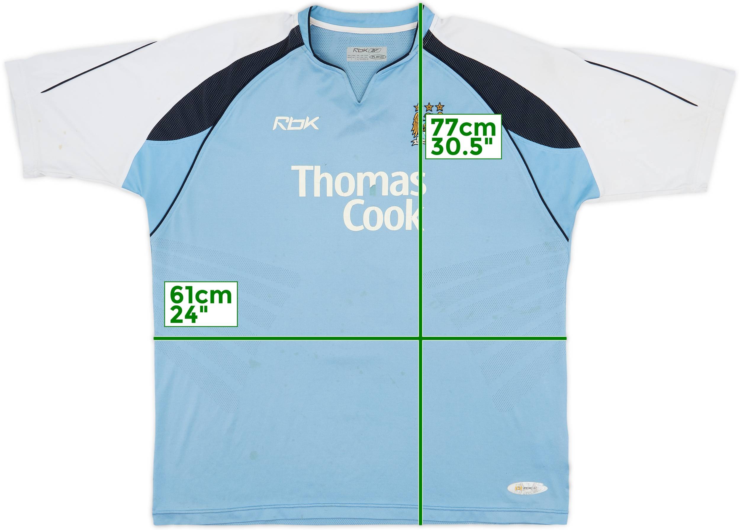 2006-07 Manchester City Home Shirt - 5/10 - (XXL)