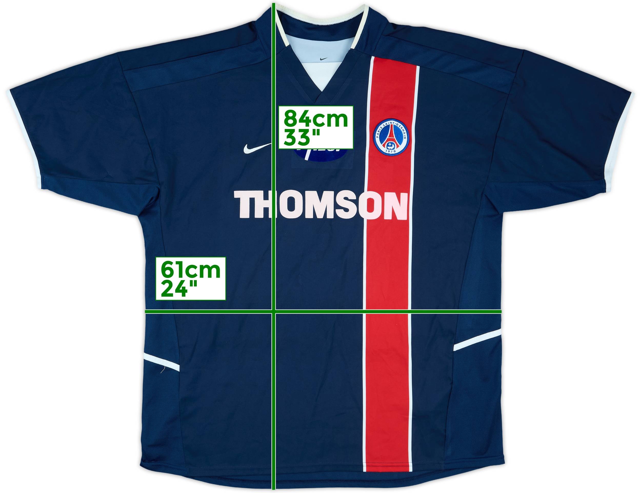 2002-03 Paris Saint-Germain Home Shirt #11 - 8/10 - (XL)