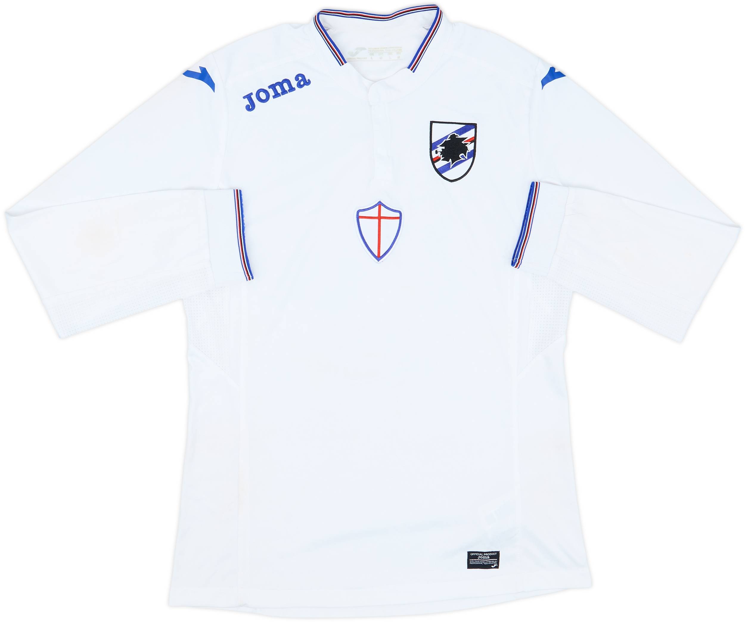 2015-16 Sampdoria Away L/S Shirt - 7/10 - (L)
