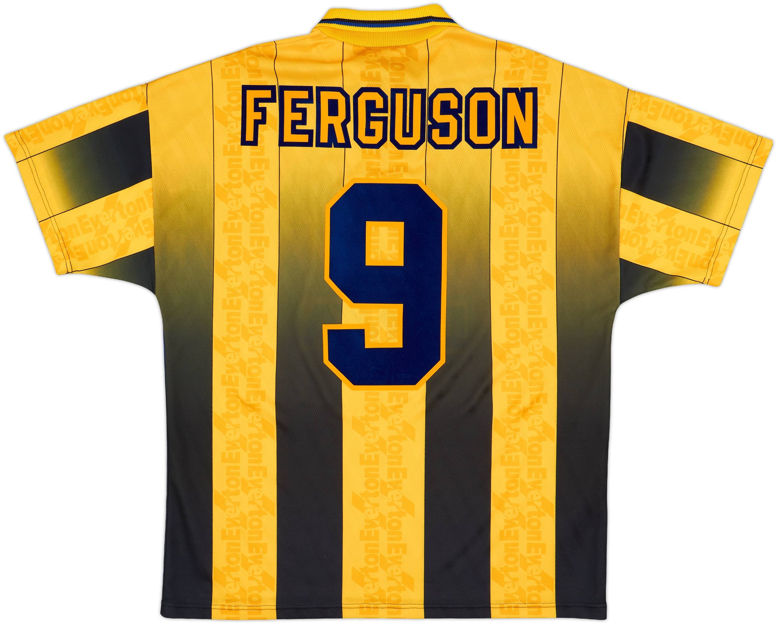 1996-98 Everton Away Shirt Ferguson #9 - 6/10 - (L)