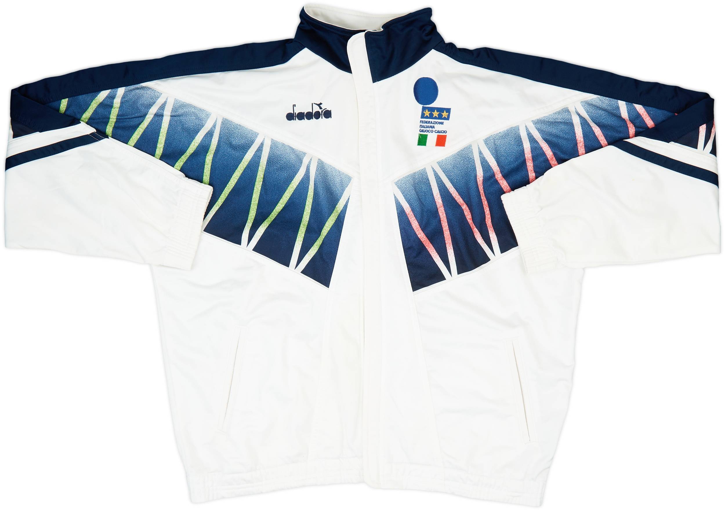1994 Italy Diadora Track Jacket - 3/10 - (L)