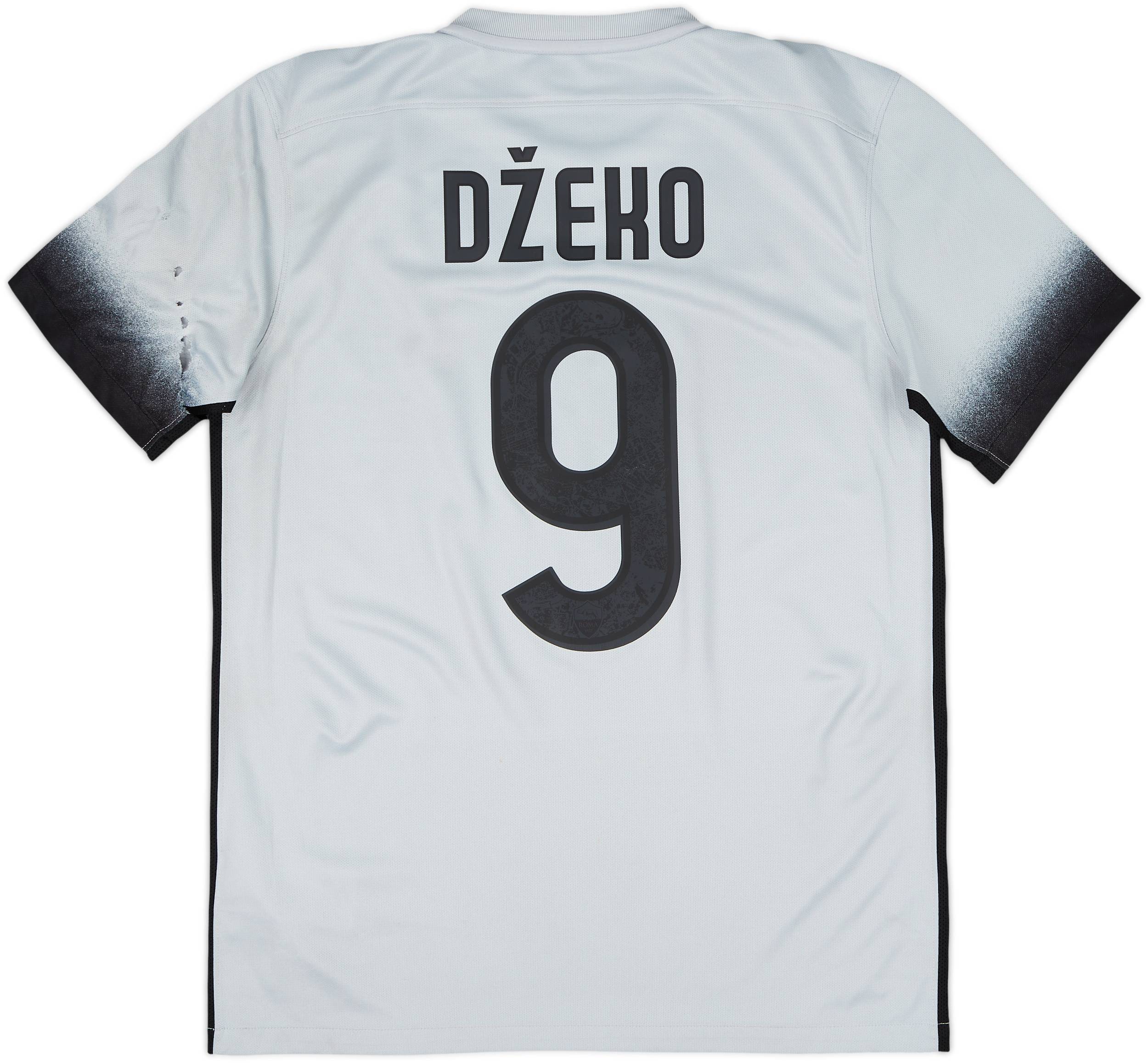 2015-16 Roma Third Shirt Dzeko #9 - 5/10 - (M)