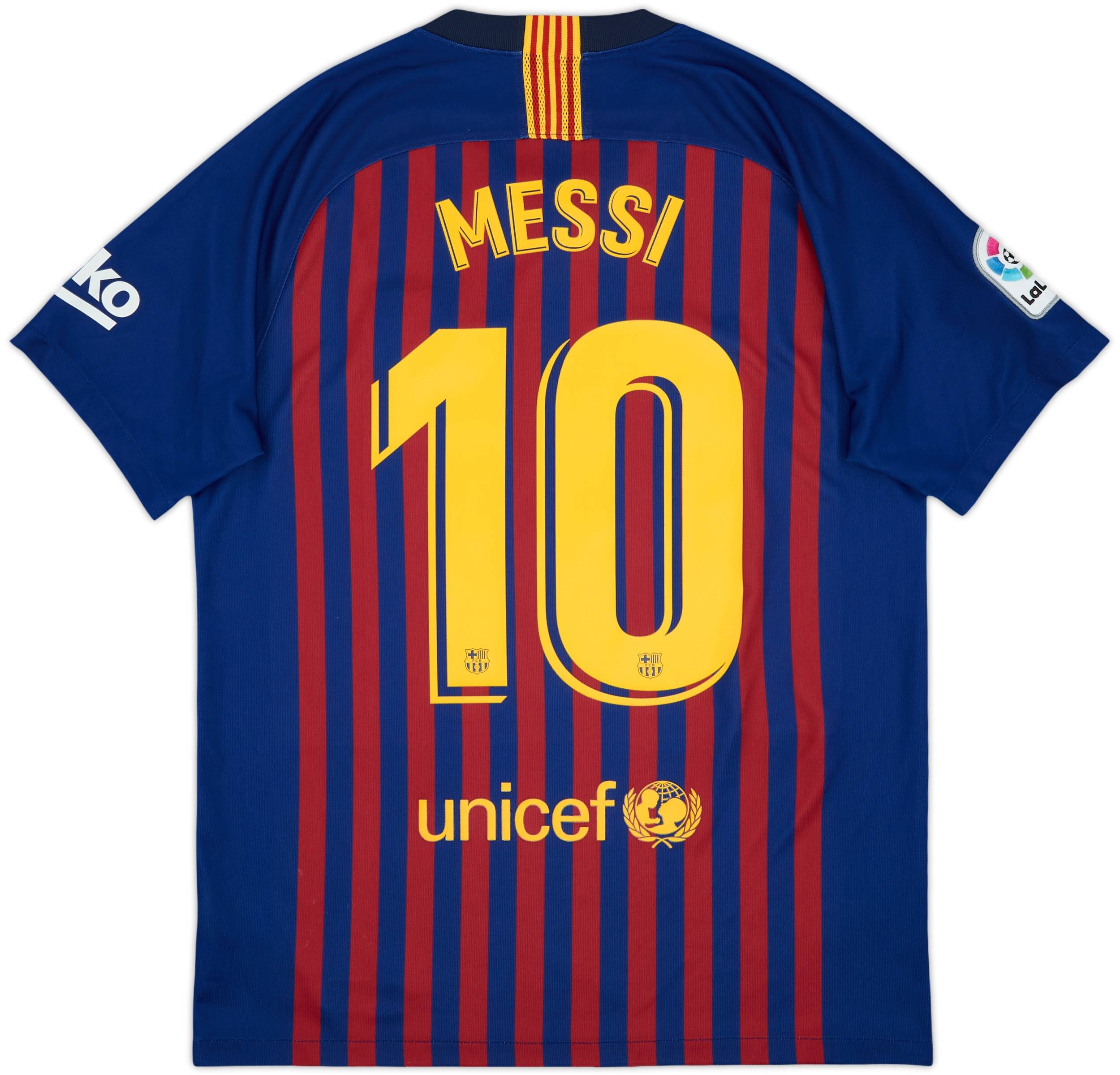 2018-19 Barcelona Home Shirt Messi #10 - 8/10 - (M)