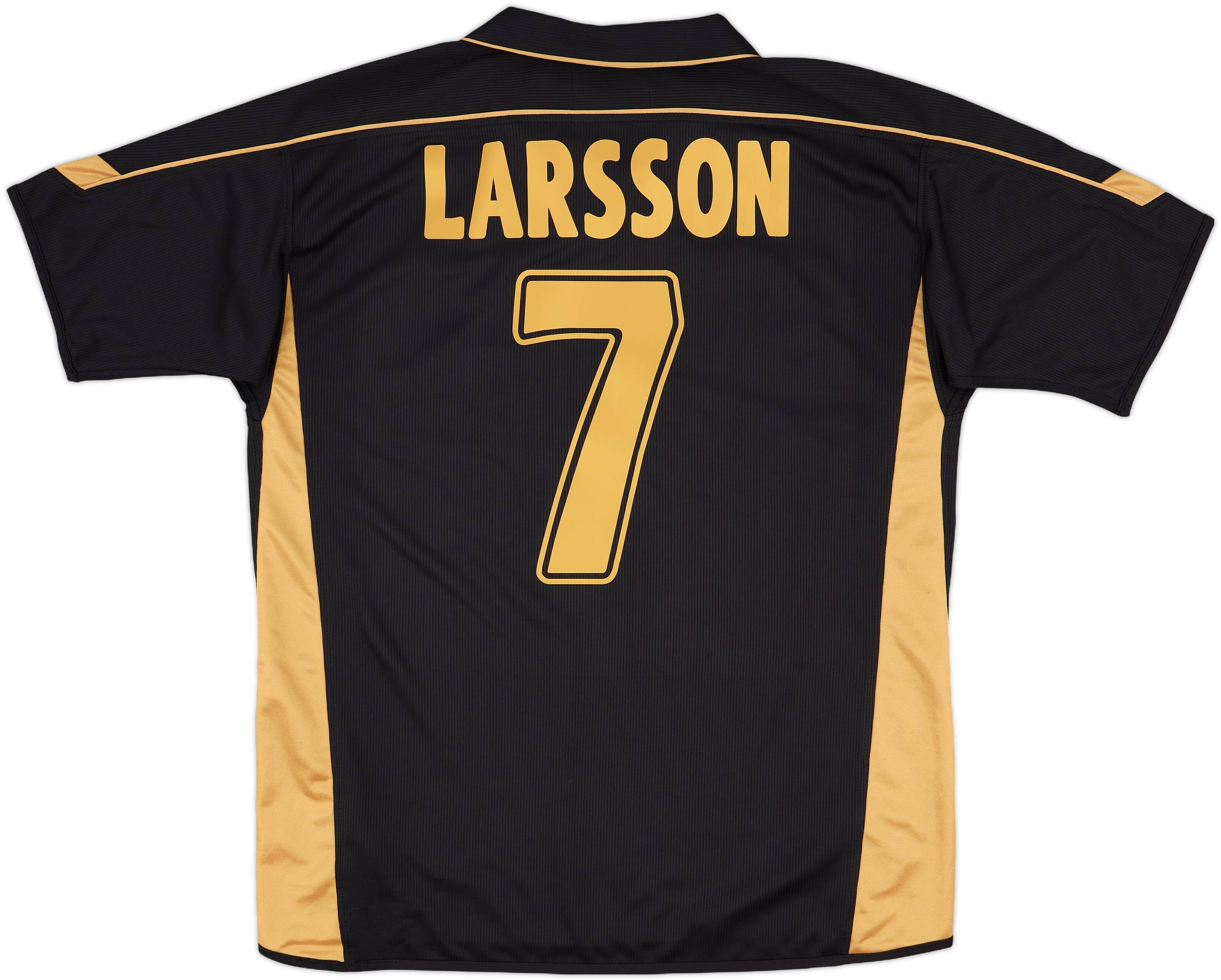 2003-04 Celtic Away Shirt Larsson #7 - 9/10 - (XL)