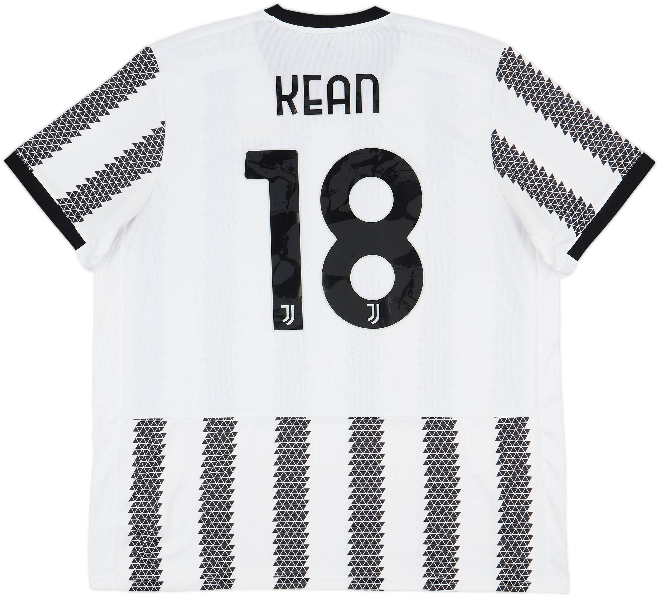2022-23 Juventus Home Shirt Kean #18 - 9/10 - (XXL)