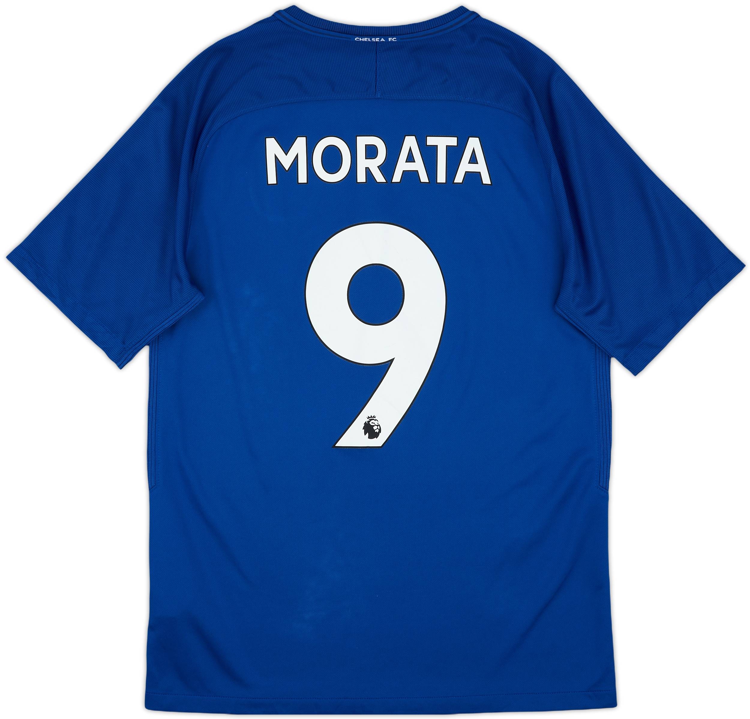 2017-18 Chelsea Home Shirt Morata #9 - 6/10 - (M)