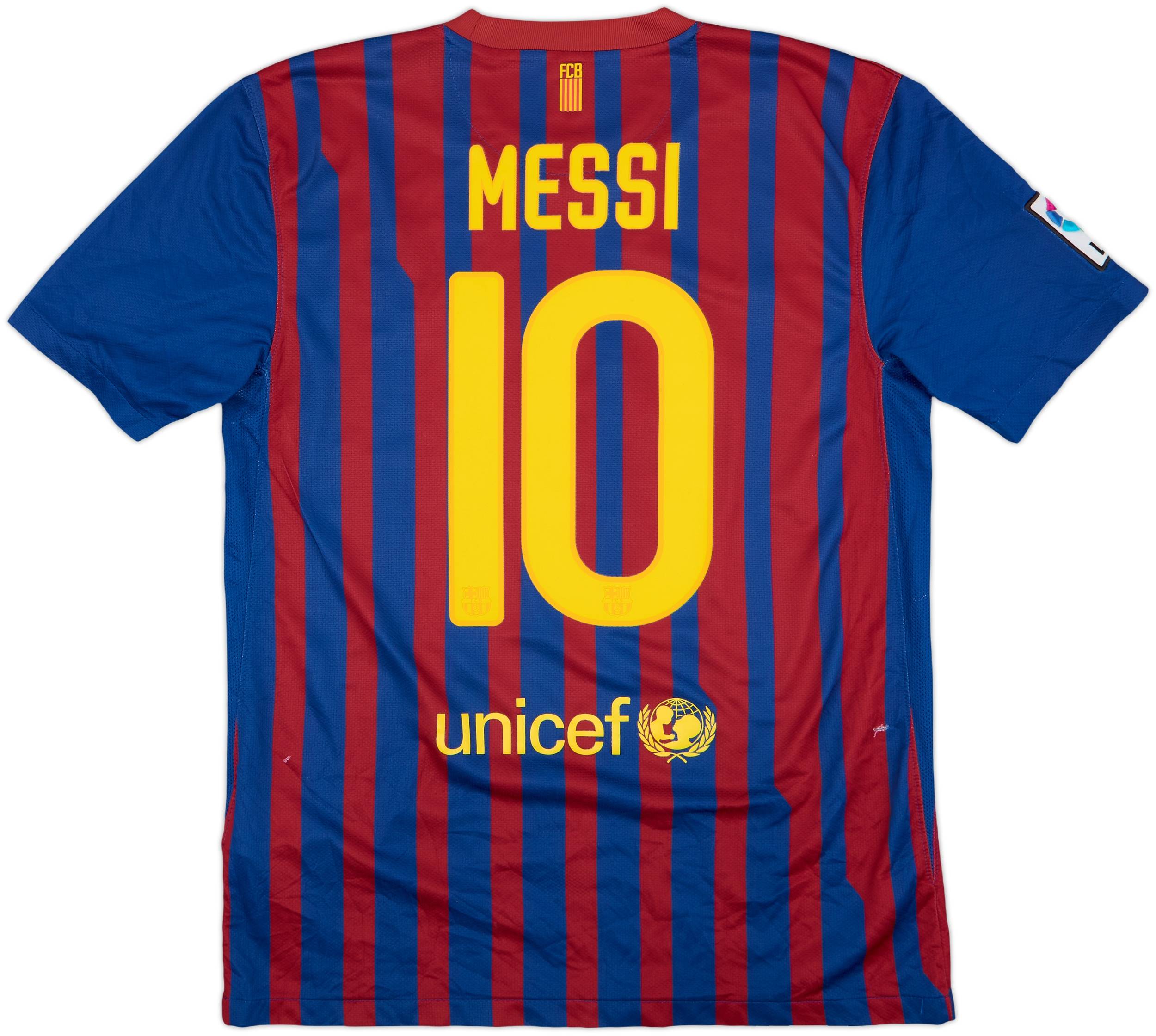 2011-12 Barcelona Home Shirt Messi #10 - 4/10 - (M)