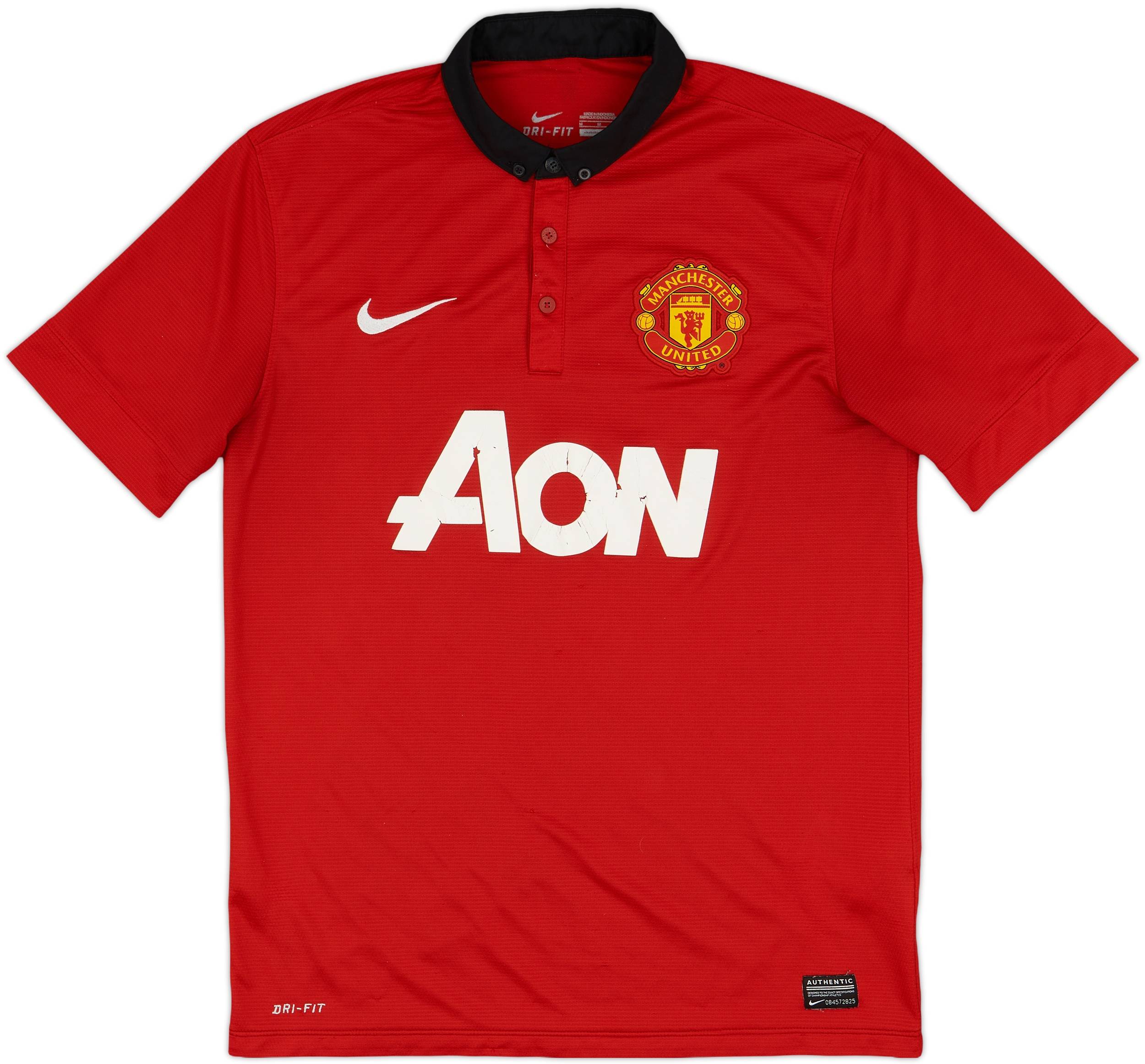 2013-14 Manchester United Home Shirt - 4/10 - (M)