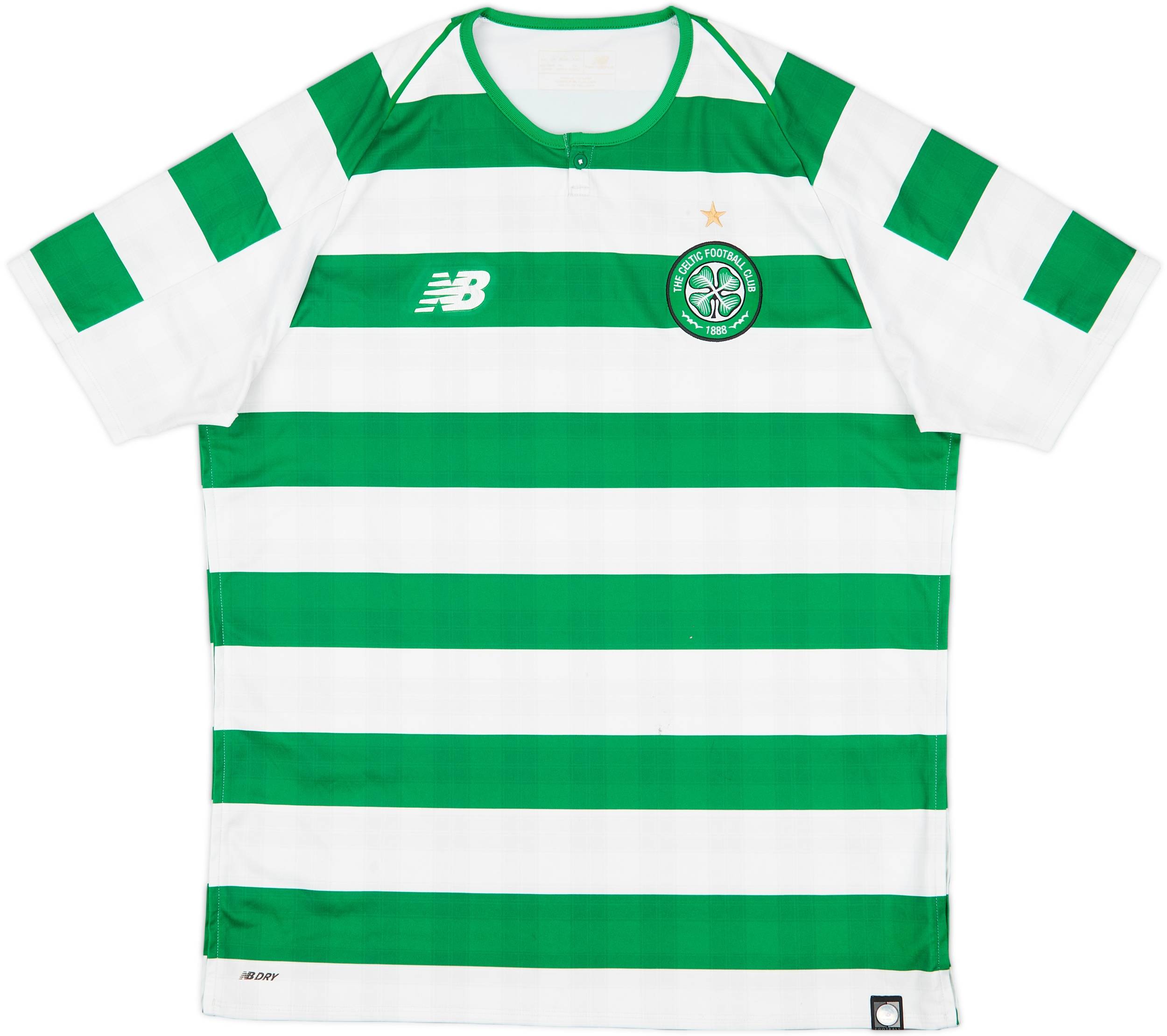 2018-19 Celtic Home Shirt - 6/10 - (L)
