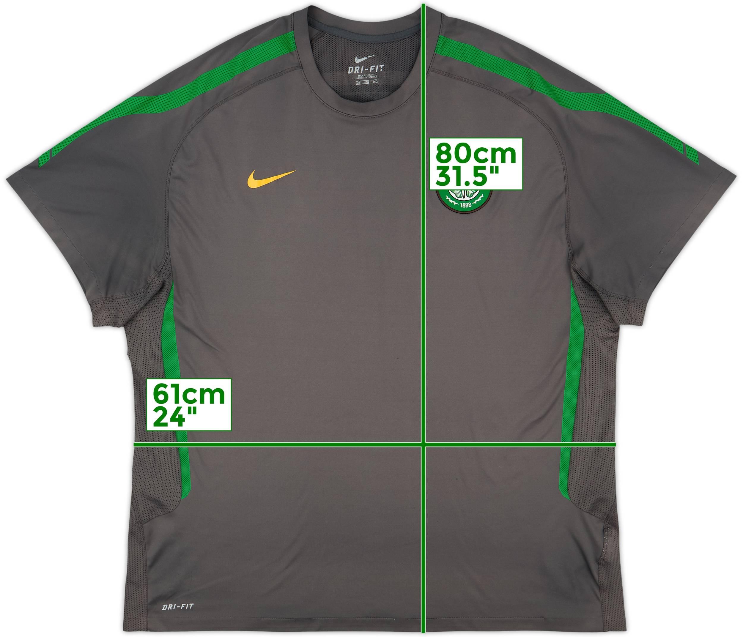 2010-11 Celtic Nike Training Shirt - 5/10 - (XXL)