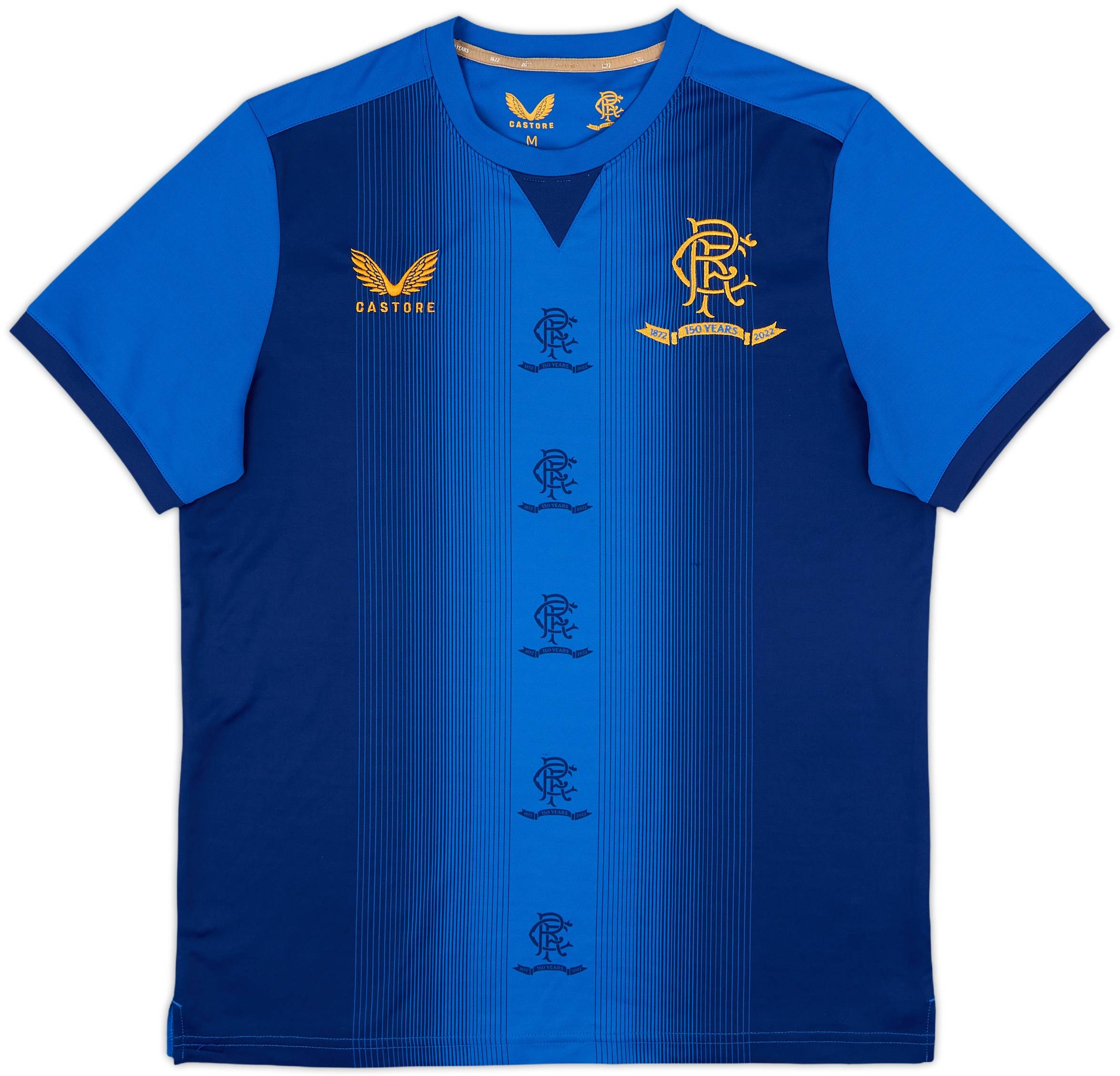 新品　21/22レンジャーズ150周年記念CASTORE ユニフォームMサイズ 2021-22 Rangers Castore '150 Years Anniversary' Training