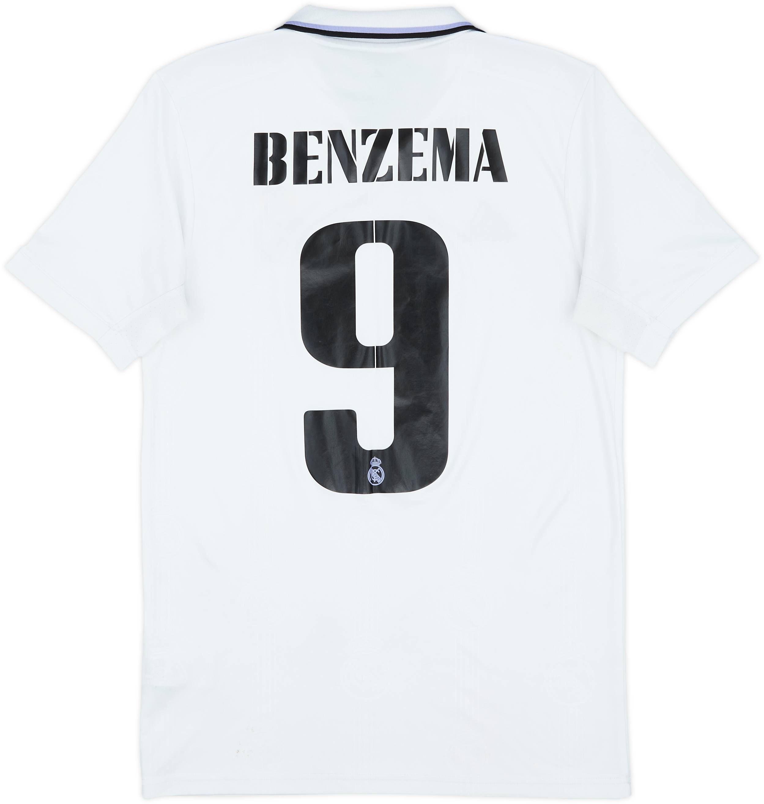 2022-23 Real Madrid Home Shirt Benzema #9 - 7/10 - (S)