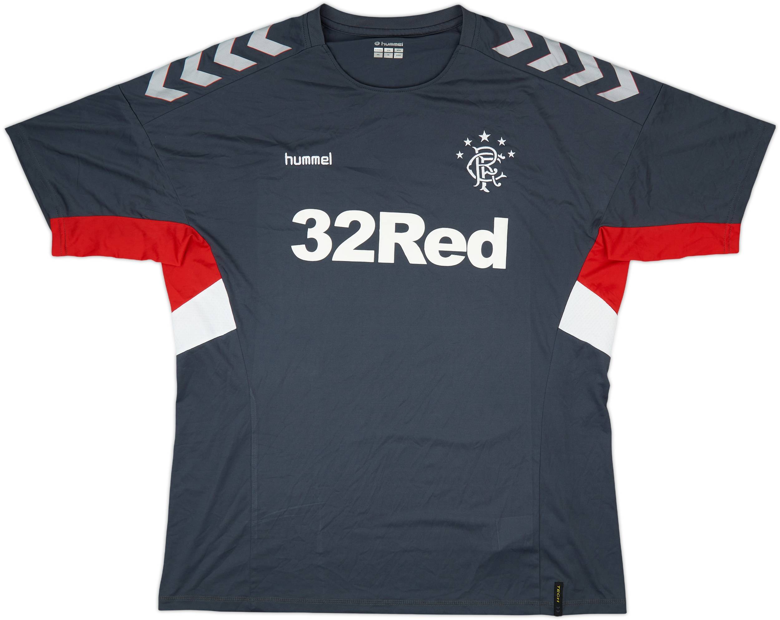 2018-19 Rangers Hummel Training Shirt - 6/10 - (XXL)