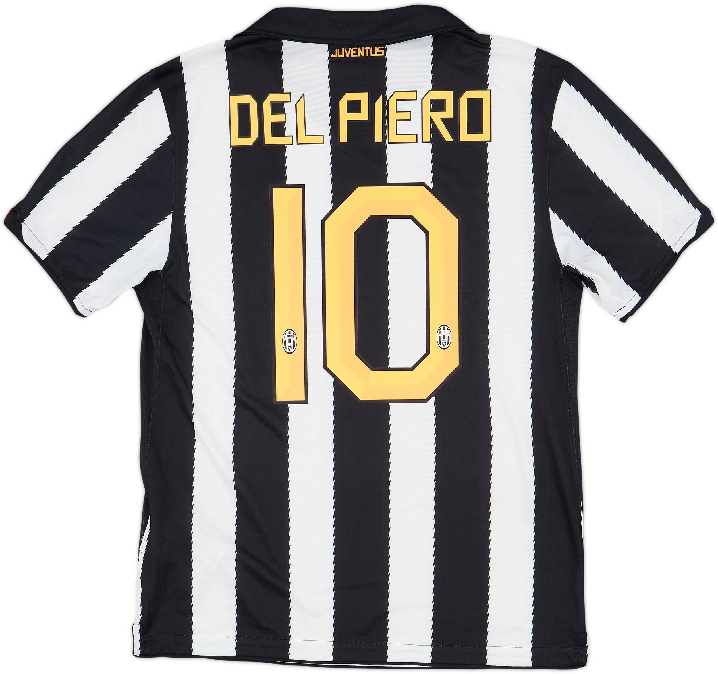 2010-11 Juventus Home Shirt Del Piero #10 - 8/10 - (M)