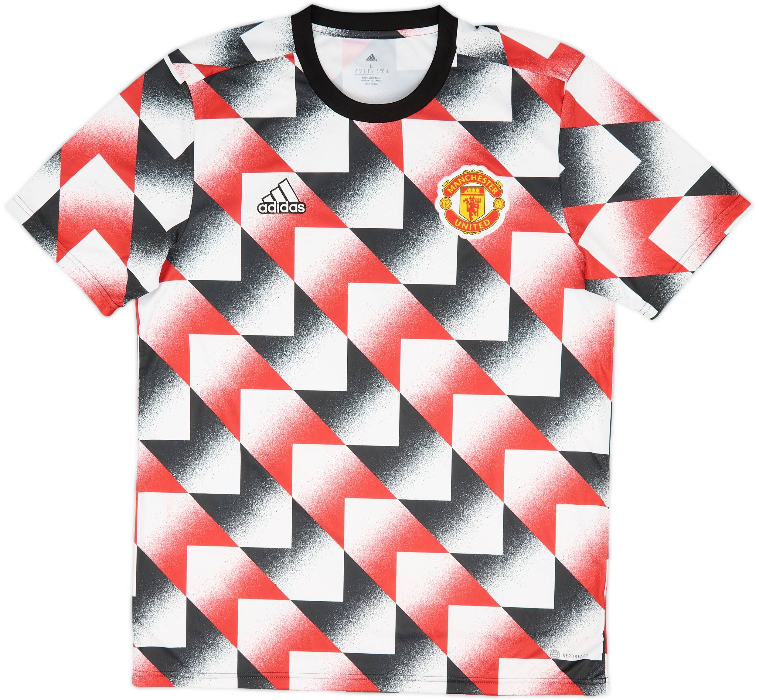2022-23 Manchester United adidas Training Shirt - 8/10 - (L)