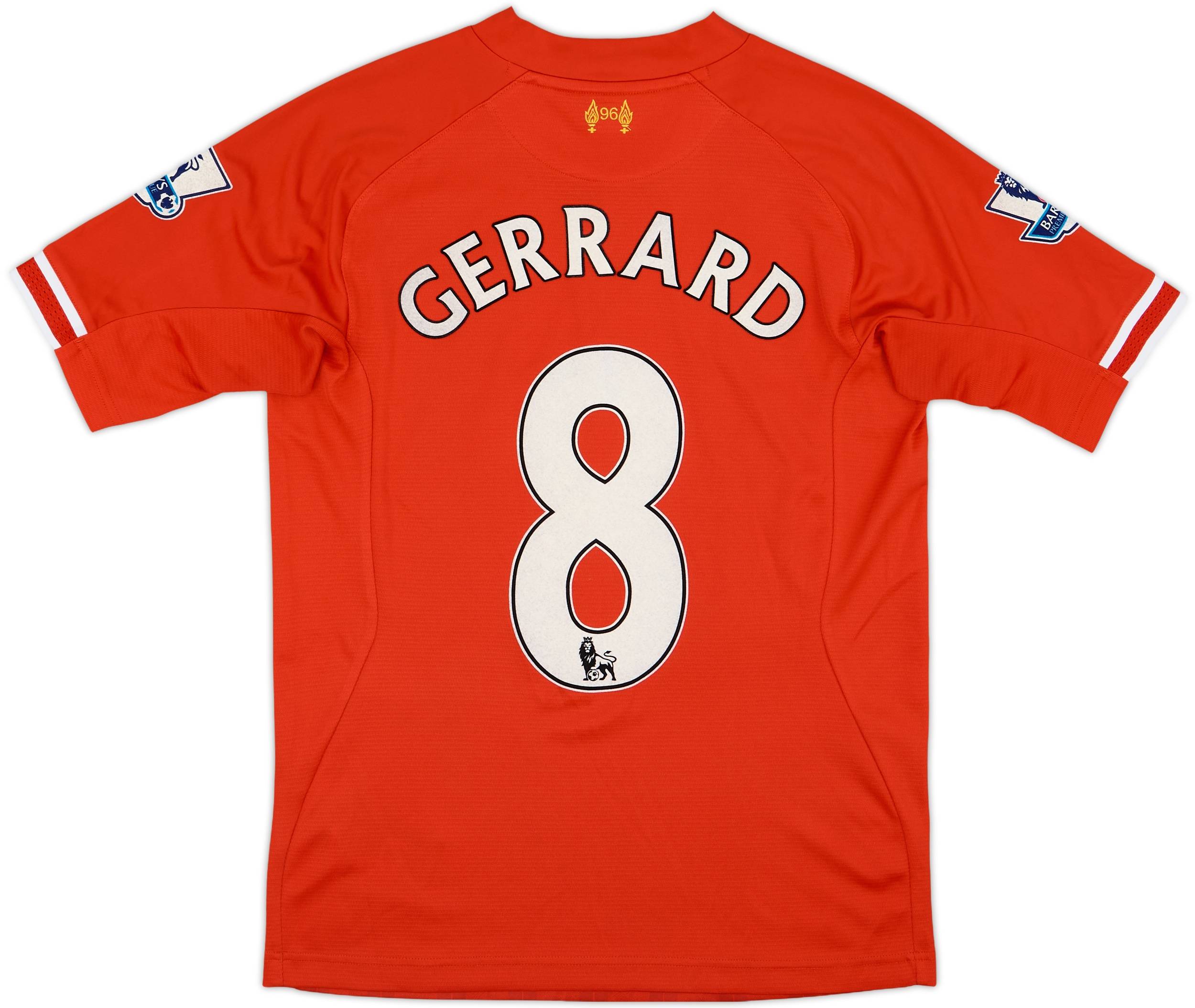 2013-14 Liverpool Home Shirt Gerrard #8 - 7/10 - (S)