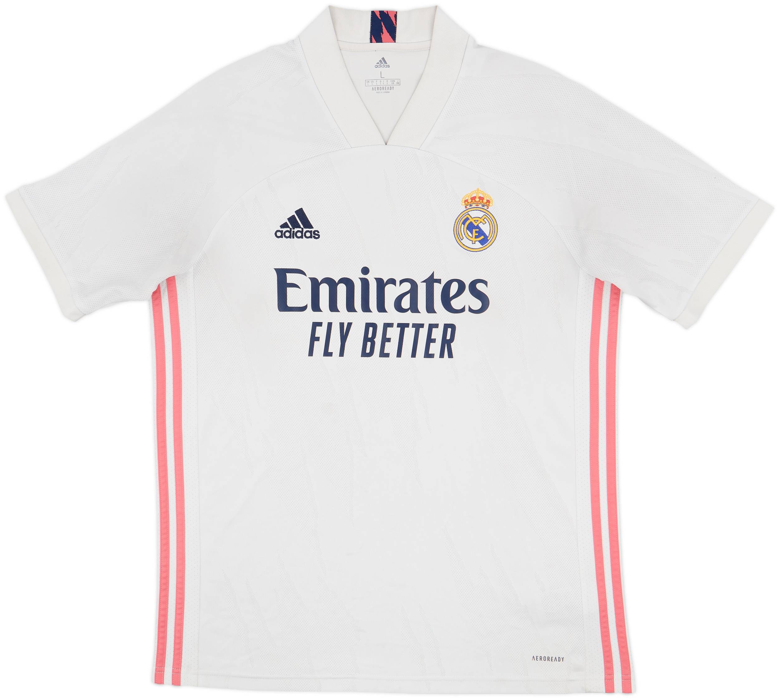 2020-21 Real Madrid Home Shirt - 5/10 - (L)