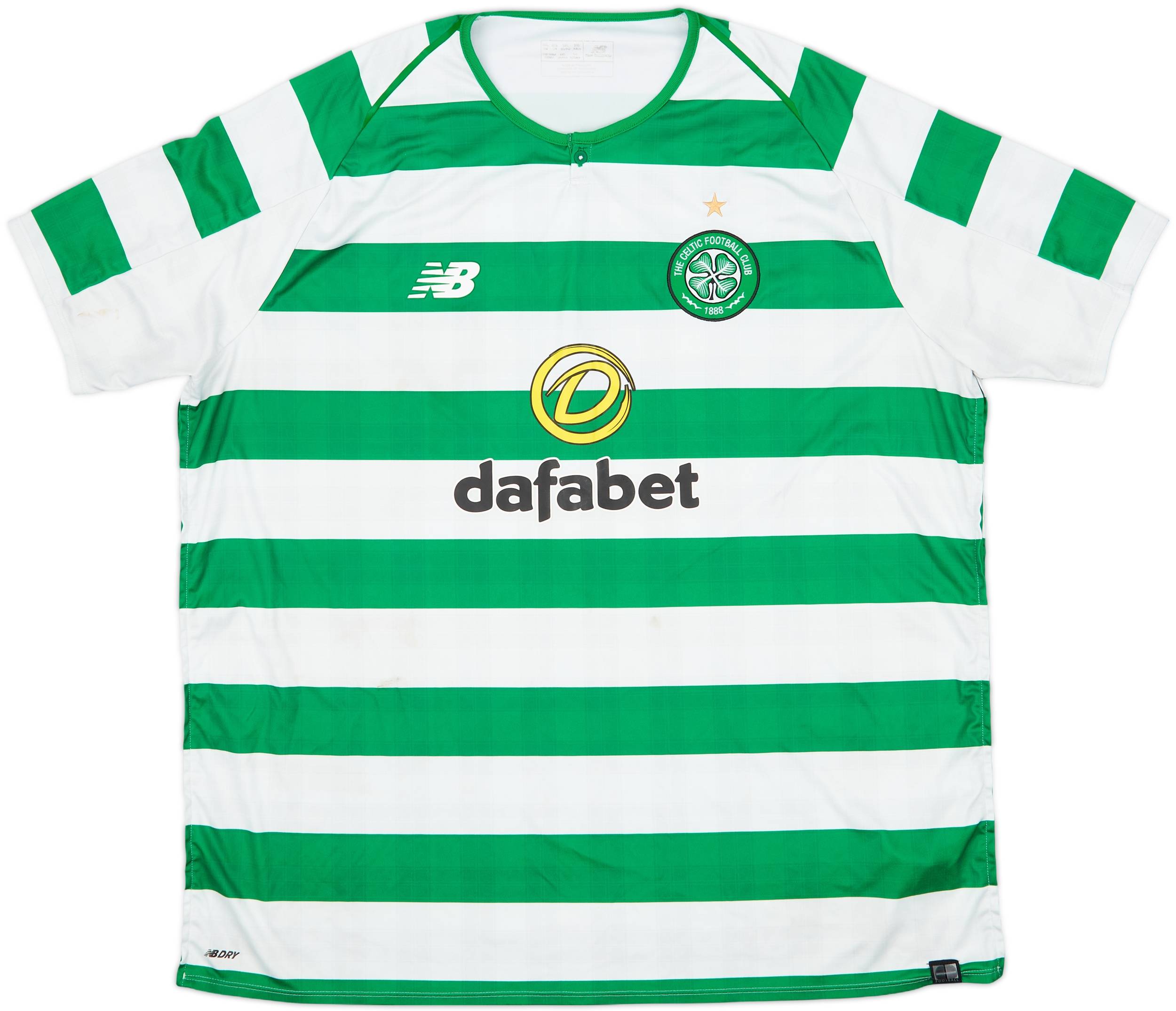 2018-19 Celtic Home Shirt - 6/10 - (XXL)